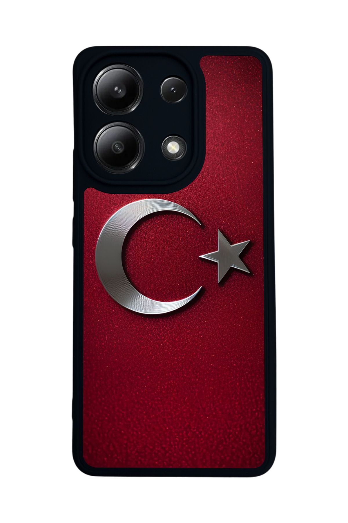BGAKSESUAR Xiaomi Redmi Note 13 4G Uyumlu Mat Siyah Kılıf – Yumuşak Silikon, Koruyucu, Şok Emici Kapak
