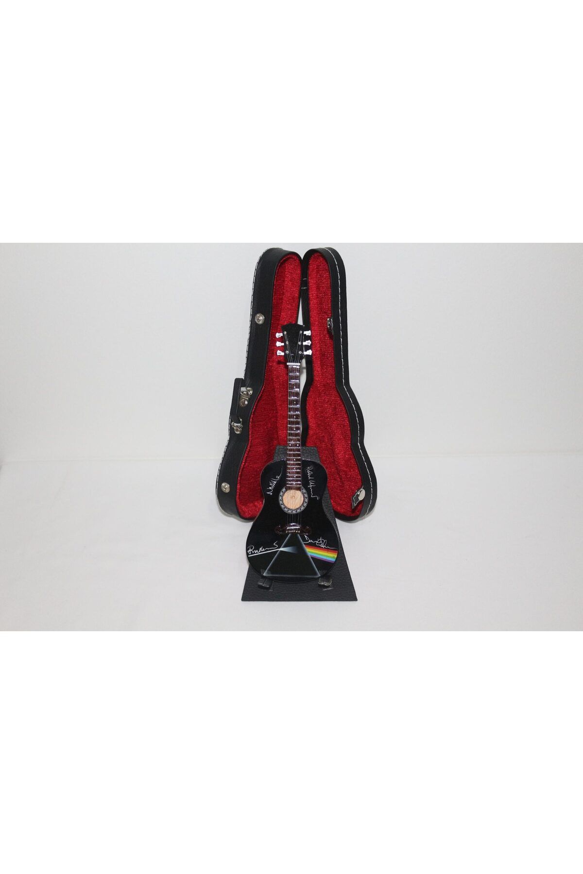 shop DEKORATİF ÇANTALI ROCK GİTAR 25CM PINK FLOYD AYAKLI STANDLI