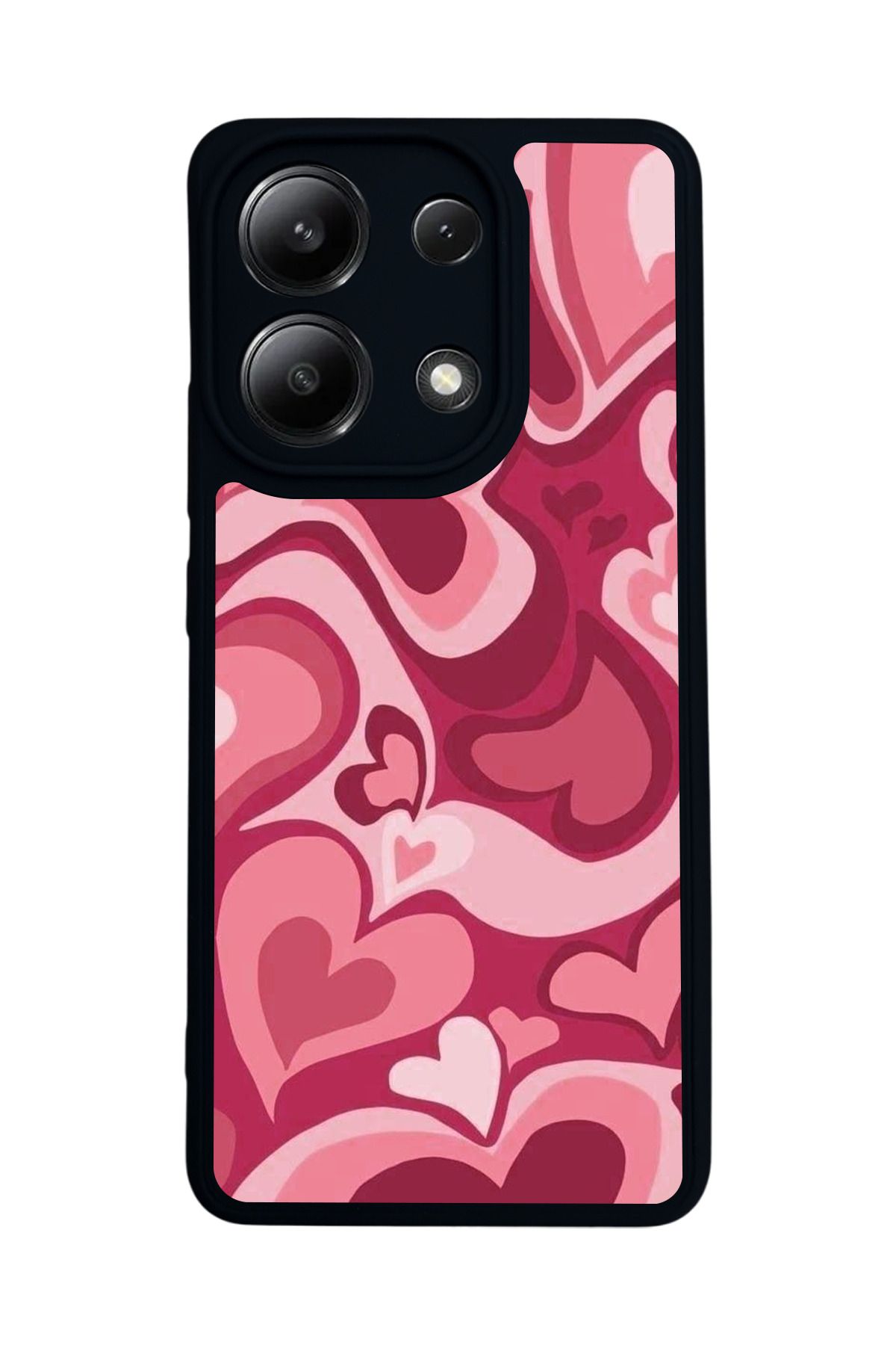 BGAKSESUAR Xiaomi Redmi Note 13 4G Uyumlu Mat Siyah Kılıf – Yumuşak Silikon, Koruyucu, Şok Emici Kapak