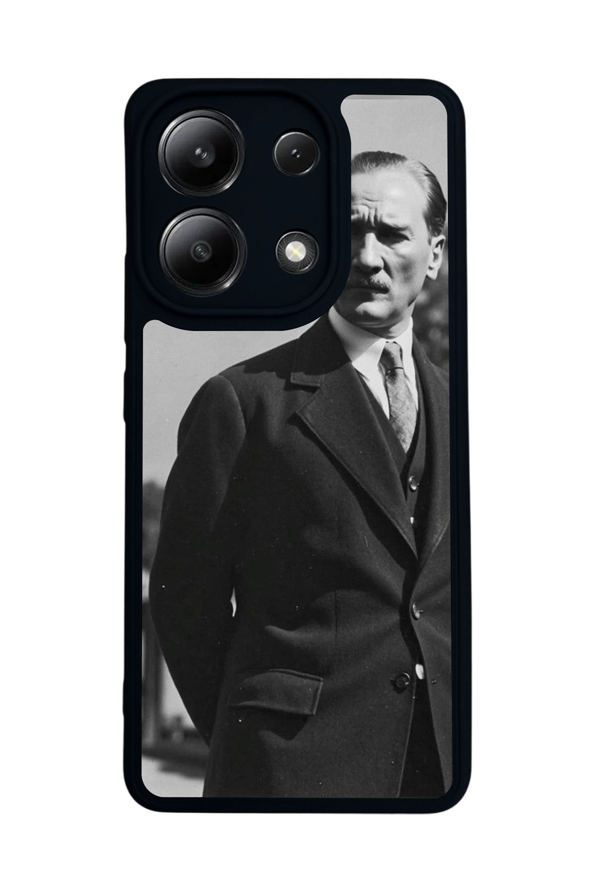 BGAKSESUAR Xiaomi Redmi Note 13 4G Uyumlu Mat Siyah Kılıf – Yumuşak Silikon, Koruyucu, Şok Emici Kapak