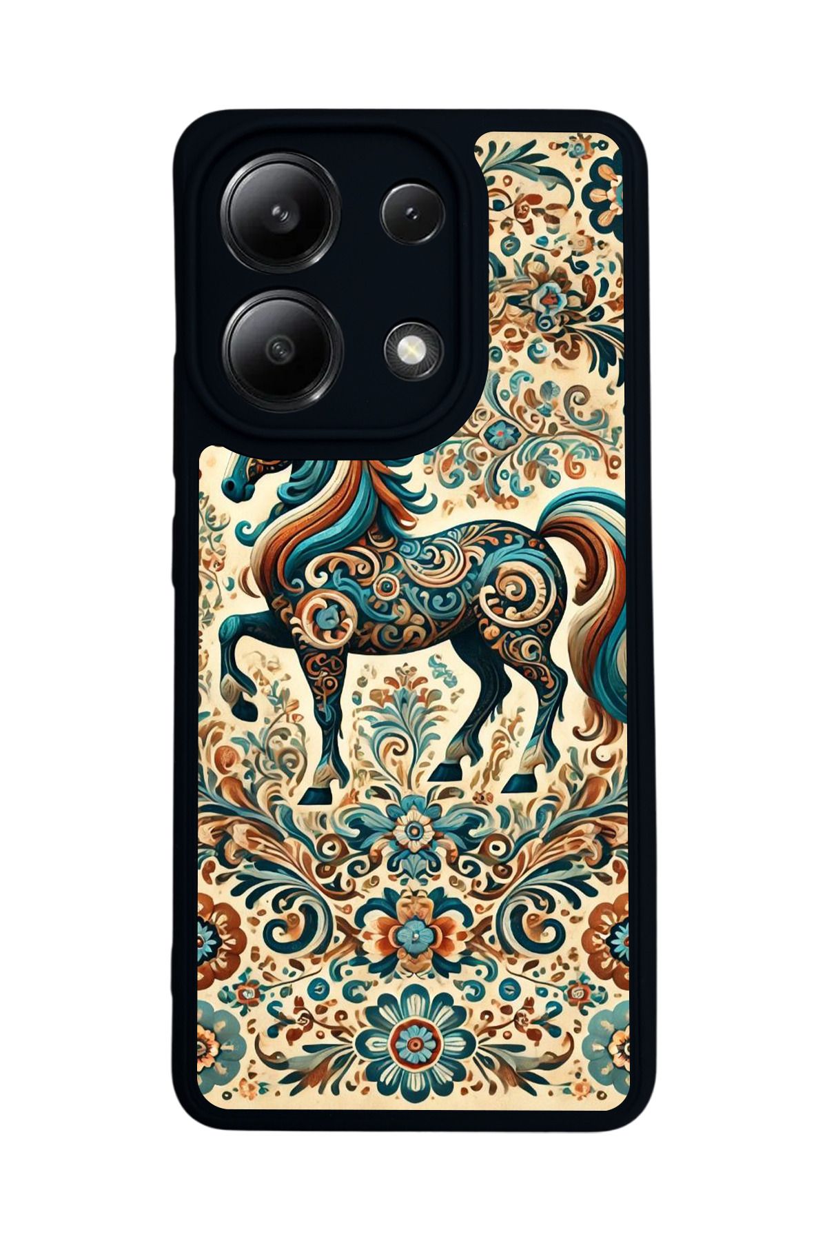 BGAKSESUAR Xiaomi Redmi Note 13 4G Uyumlu Mat Siyah Kılıf – Yumuşak Silikon, Koruyucu, Şok Emici Kapak