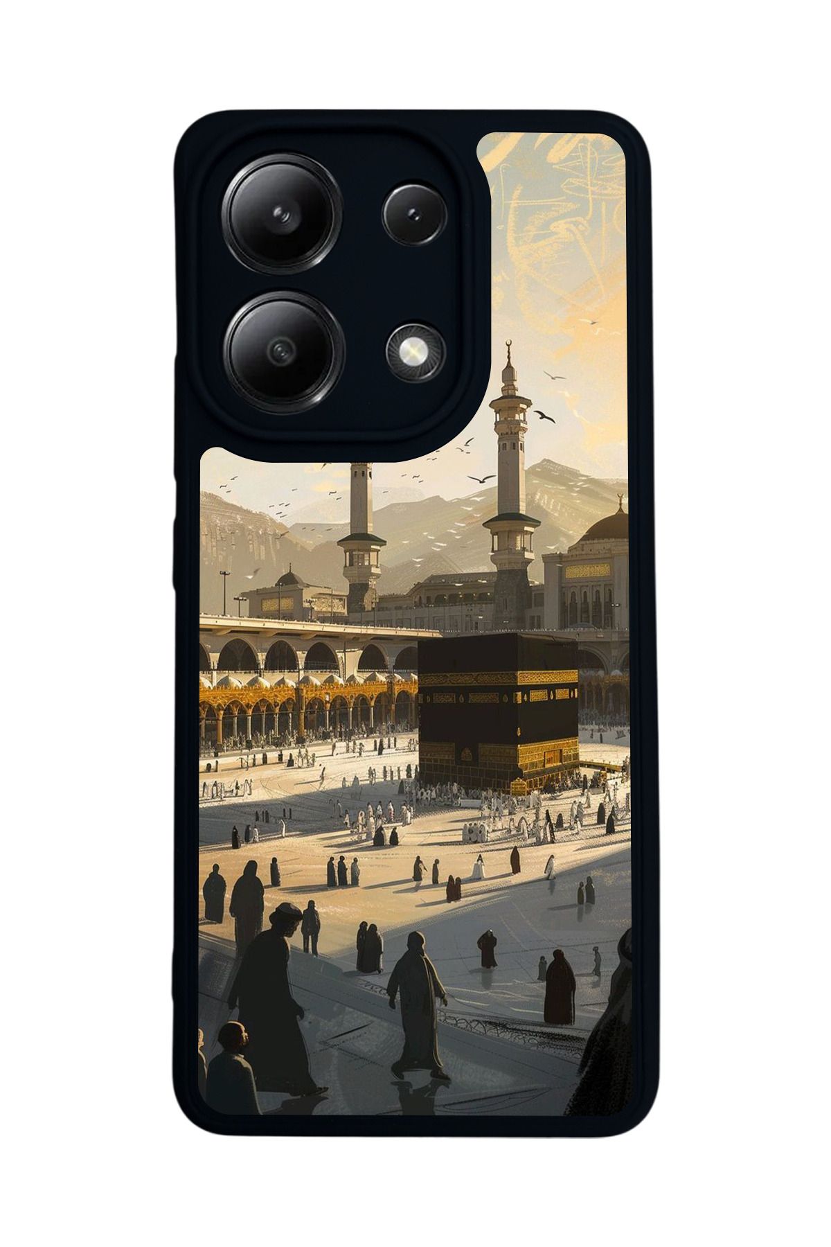 BGAKSESUAR Xiaomi Redmi Note 13 4G Uyumlu Mat Siyah Kılıf – Yumuşak Silikon, Koruyucu, Şok Emici Kapak