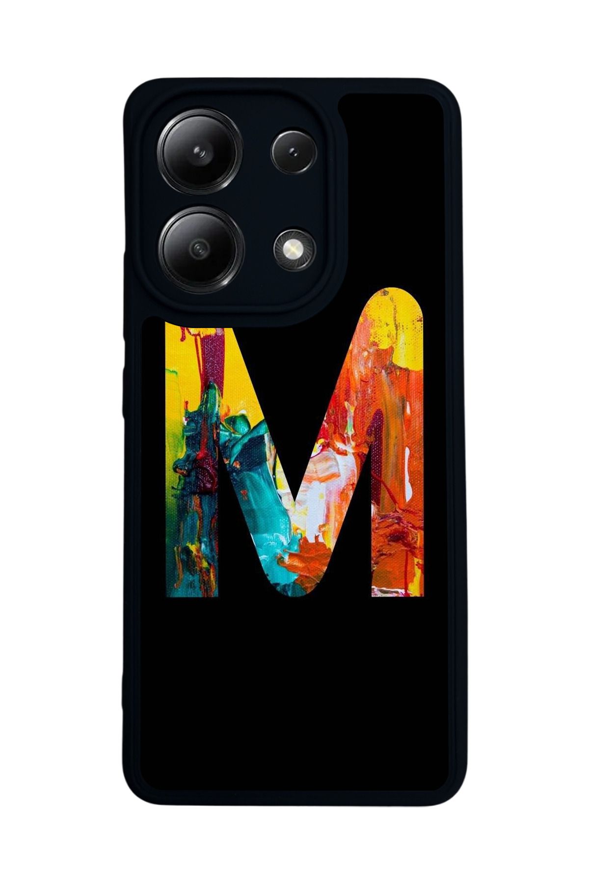 BGAKSESUAR Xiaomi Redmi Note 13 4G Uyumlu Mat Siyah Kılıf – Yumuşak Silikon, Koruyucu, Şok Emici Kapak