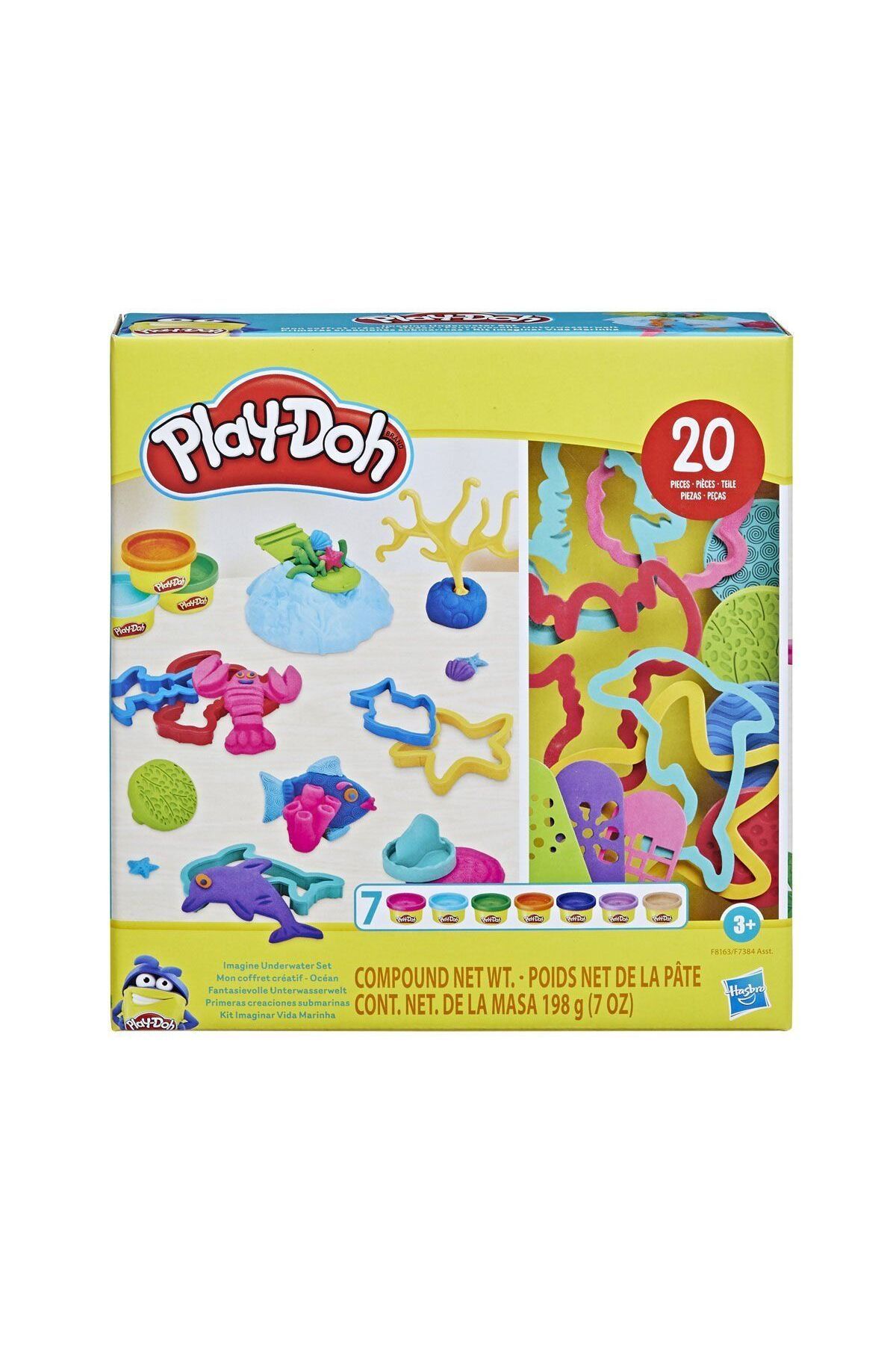 DENİZBİLİŞİM F7384 Play-doh Creations Hayal Gücü Şekilleri Seti 3 Yaş