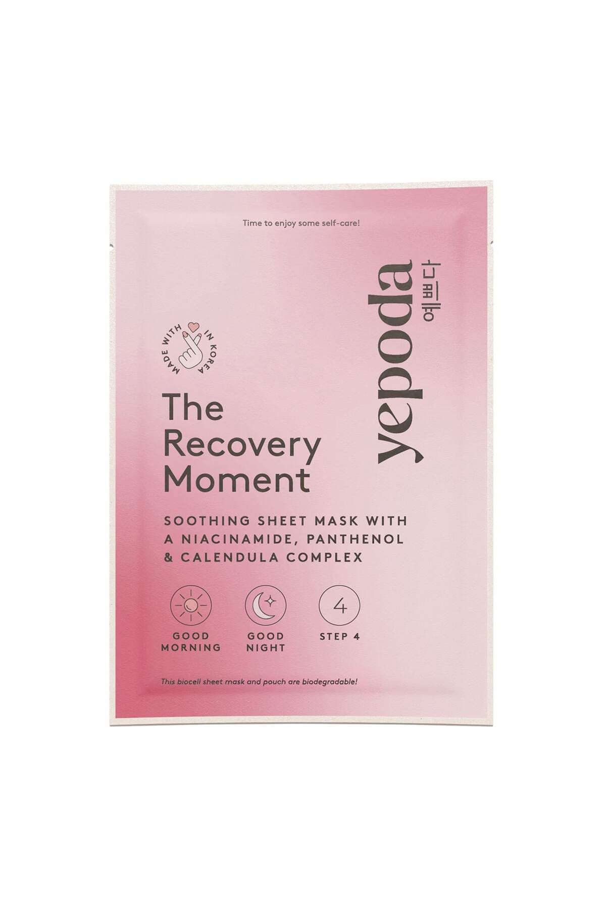 Yepoda The Recovery Moment - Niasinamidli Kompleksi İçeren Sakinleştirici Yüz Maskesi