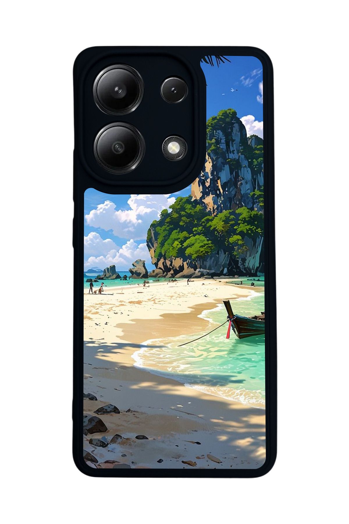 BGAKSESUAR Xiaomi Redmi Note 13 4G Uyumlu Mat Siyah Kılıf – Yumuşak Silikon, Koruyucu, Şok Emici Kapak
