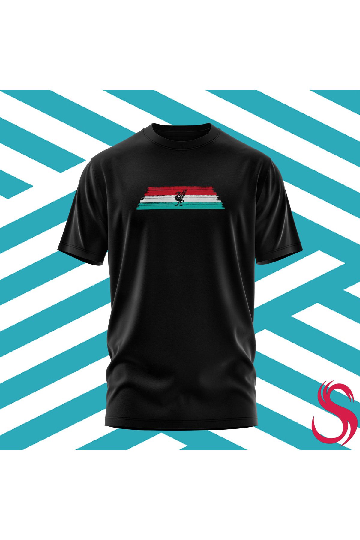 Scudetto T-Shirt Liverpool Brushstripe Unisex Tişört