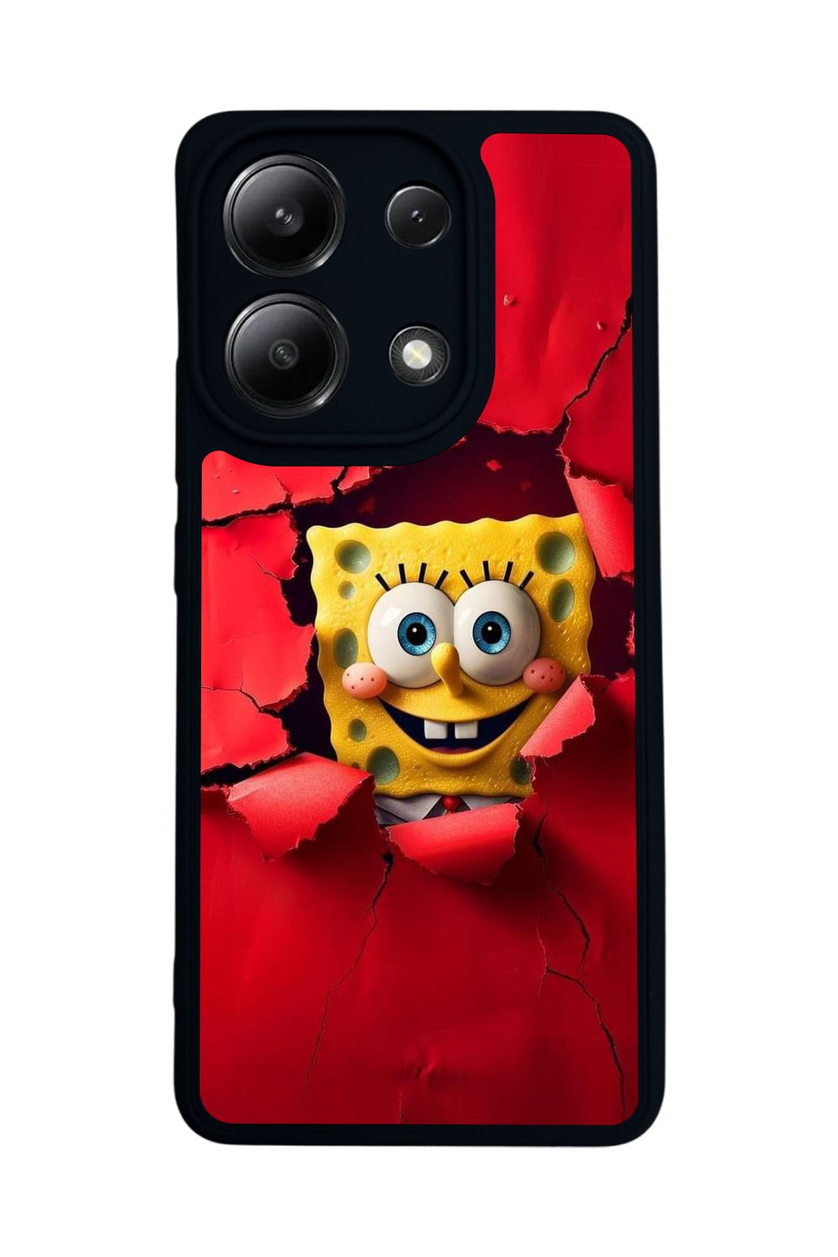 BGAKSESUAR Xiaomi Redmi Note 13 4G Uyumlu Mat Siyah Kılıf – Yumuşak Silikon, Koruyucu, Şok Emici Kapak
