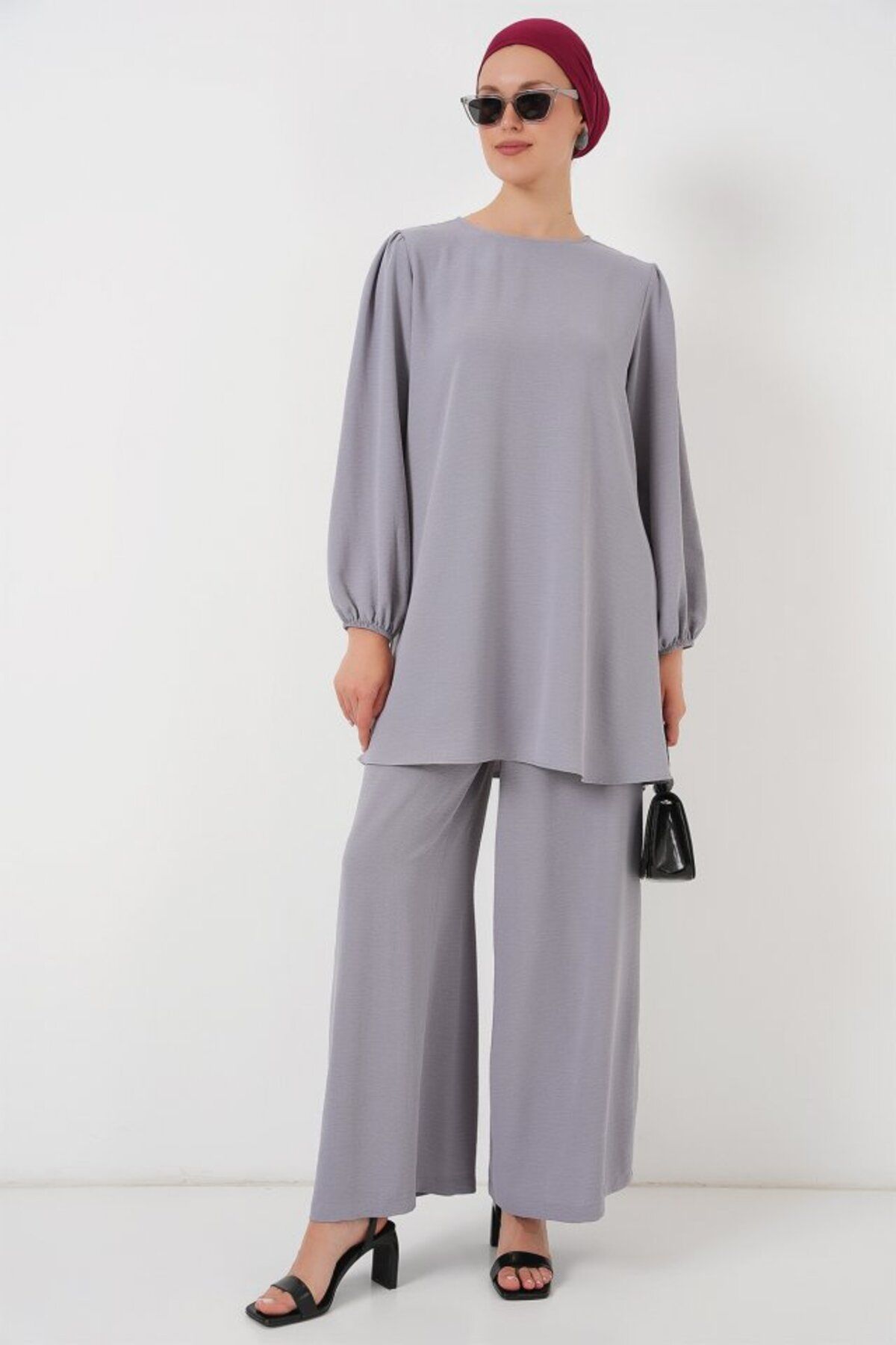 Albayrak Ayrobin Tunik Pantolon Alt Üst Takım 6712 - Gri