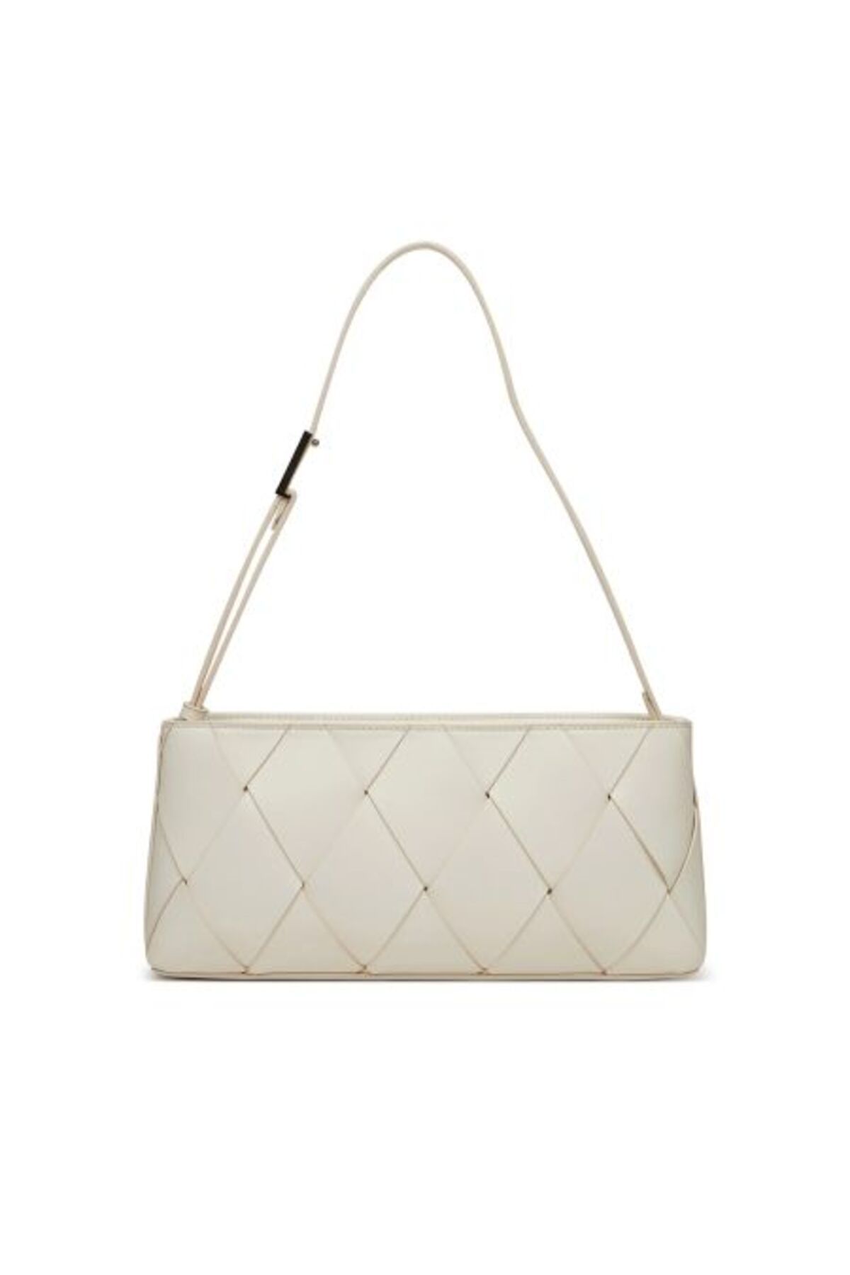 Calvin Klein CK WOVEN ELONGATED SHOULDER BAG