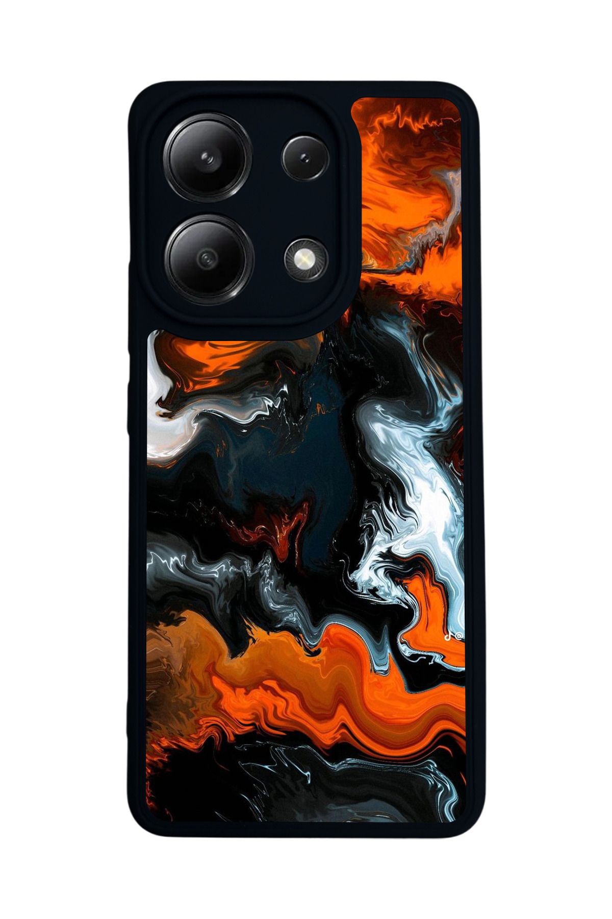 BGAKSESUAR Xiaomi Redmi Note 13 4G Uyumlu Mat Siyah Kılıf – Yumuşak Silikon, Koruyucu, Şok Emici Kapak