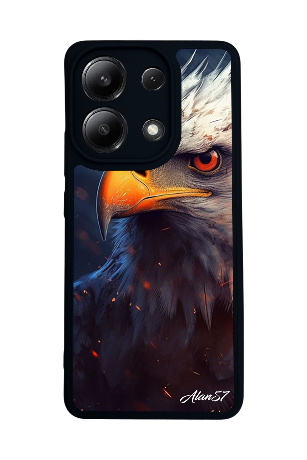 BGAKSESUAR Xiaomi Redmi Note 13 4G Uyumlu Mat Siyah Kılıf – Yumuşak Silikon, Koruyucu, Şok Emici Kapak
