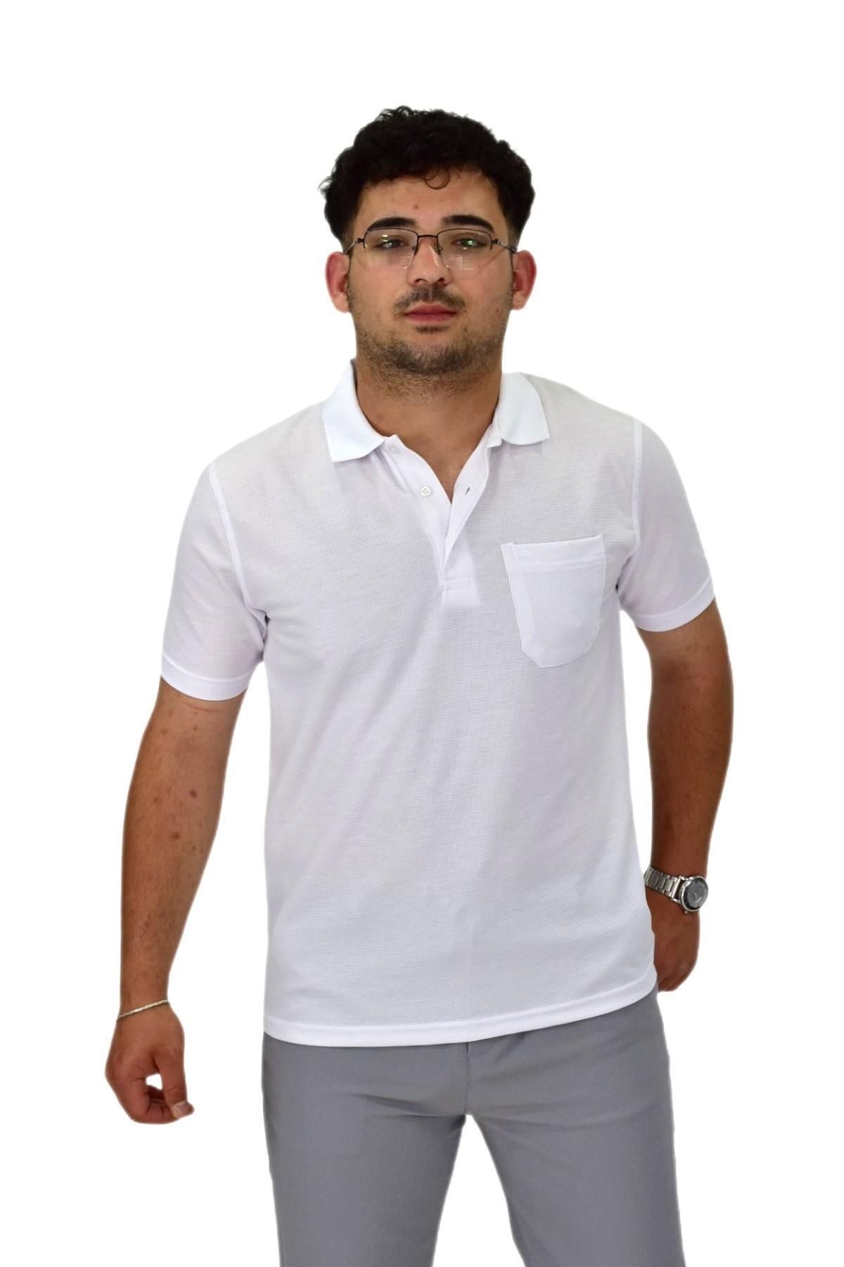 DYNAMO Erkek Polo Yaka Cepli Tişört T-139 BGL-ST04591