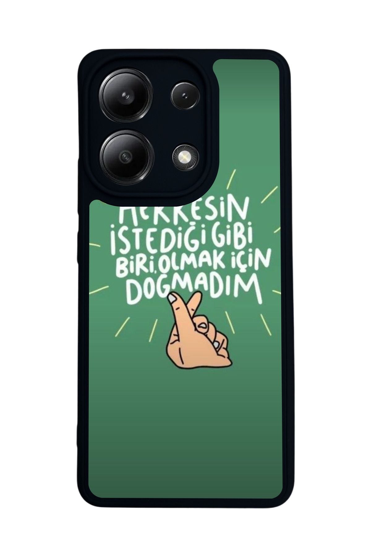 BGAKSESUAR Xiaomi Redmi Note 13 4G Uyumlu Mat Siyah Kılıf – Yumuşak Silikon, Koruyucu, Şok Emici Kapak