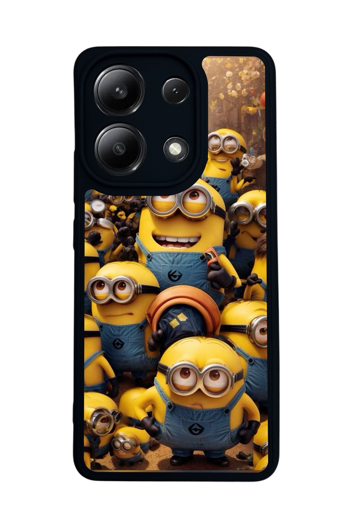 BGAKSESUAR Xiaomi Redmi Note 13 4G Uyumlu Mat Siyah Kılıf – Yumuşak Silikon, Koruyucu, Şok Emici Kapak