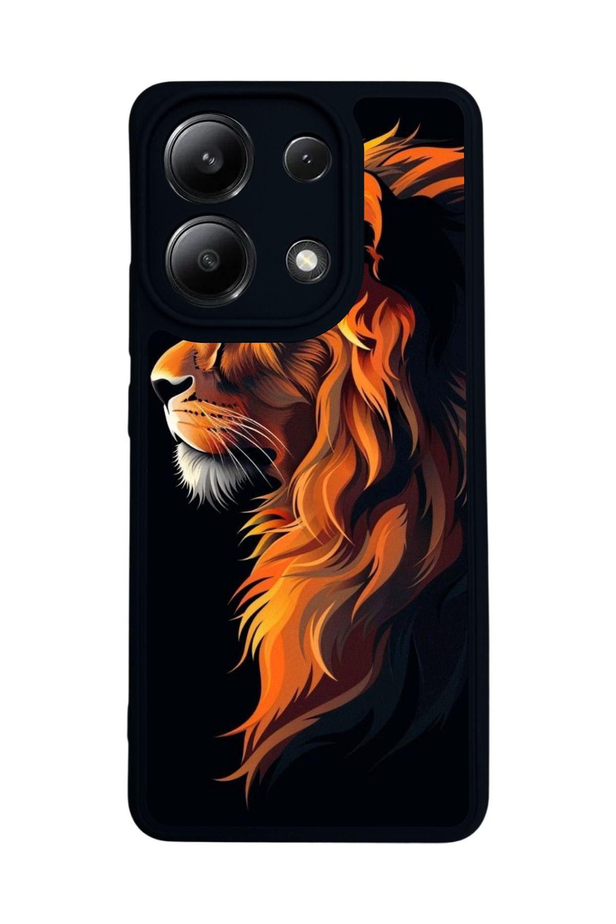 BGAKSESUAR Xiaomi Redmi Note 13 4G Uyumlu Mat Siyah Kılıf – Yumuşak Silikon, Koruyucu, Şok Emici Kapak