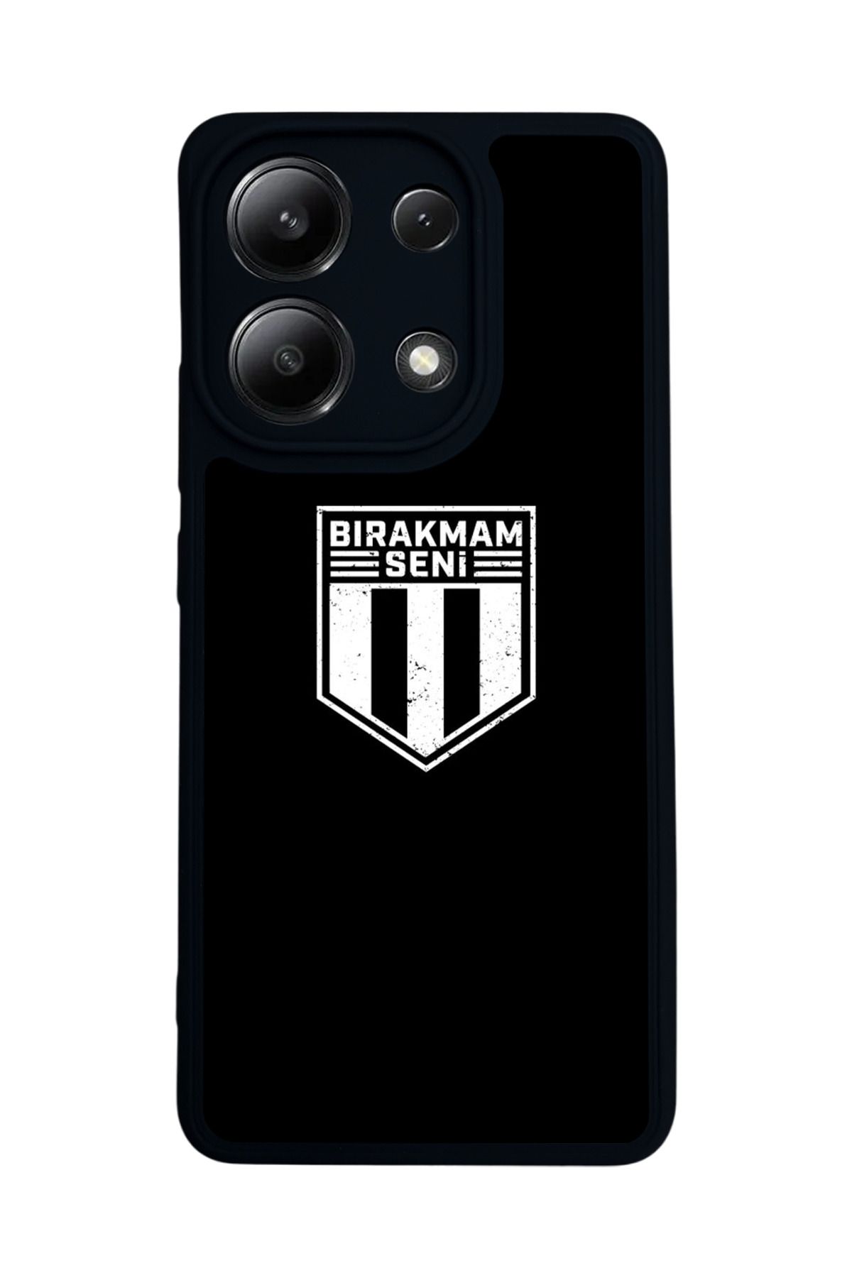BGAKSESUAR Xiaomi Redmi Note 13 4G Uyumlu Mat Siyah Kılıf – Yumuşak Silikon, Koruyucu, Şok Emici Kapak