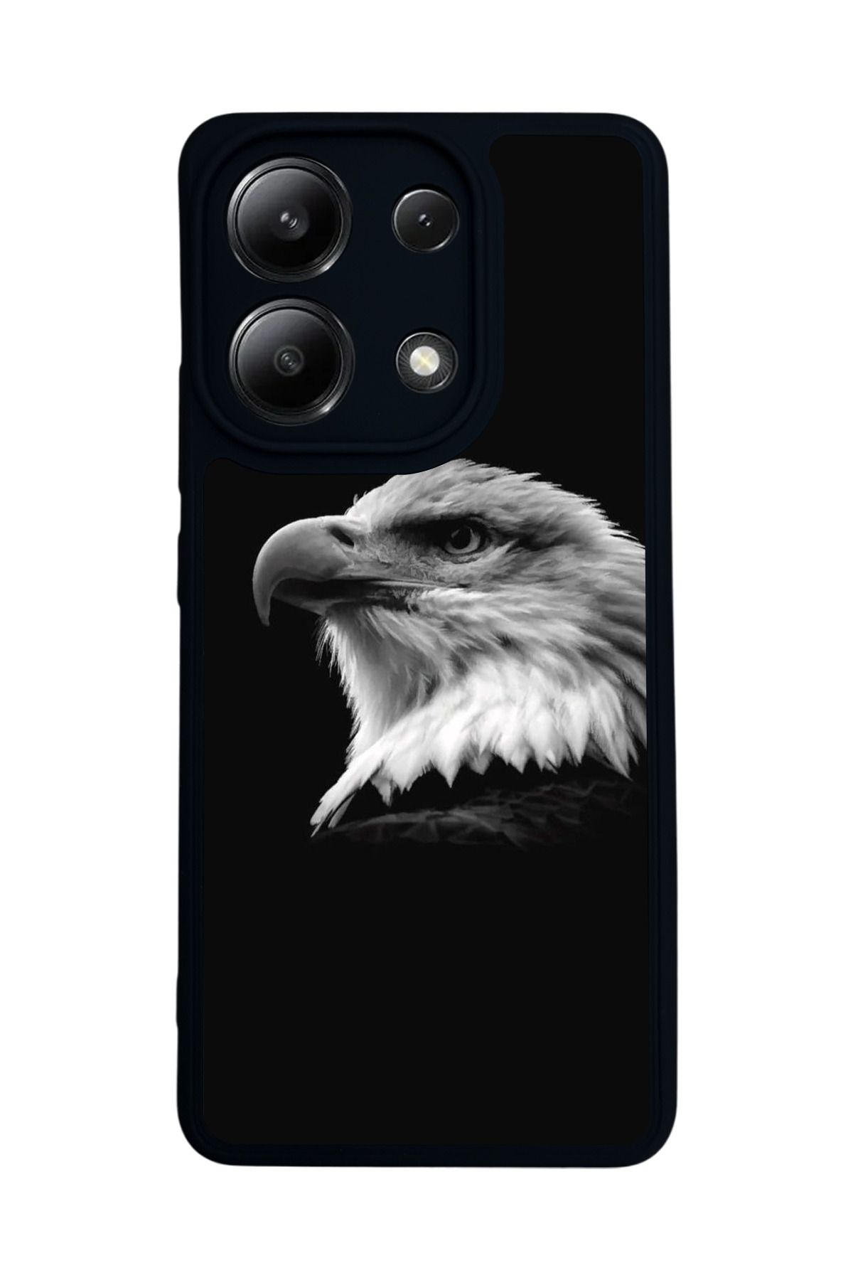 BGAKSESUAR Xiaomi Redmi Note 13 4G Uyumlu Mat Siyah Kılıf – Yumuşak Silikon, Koruyucu, Şok Emici Kapak