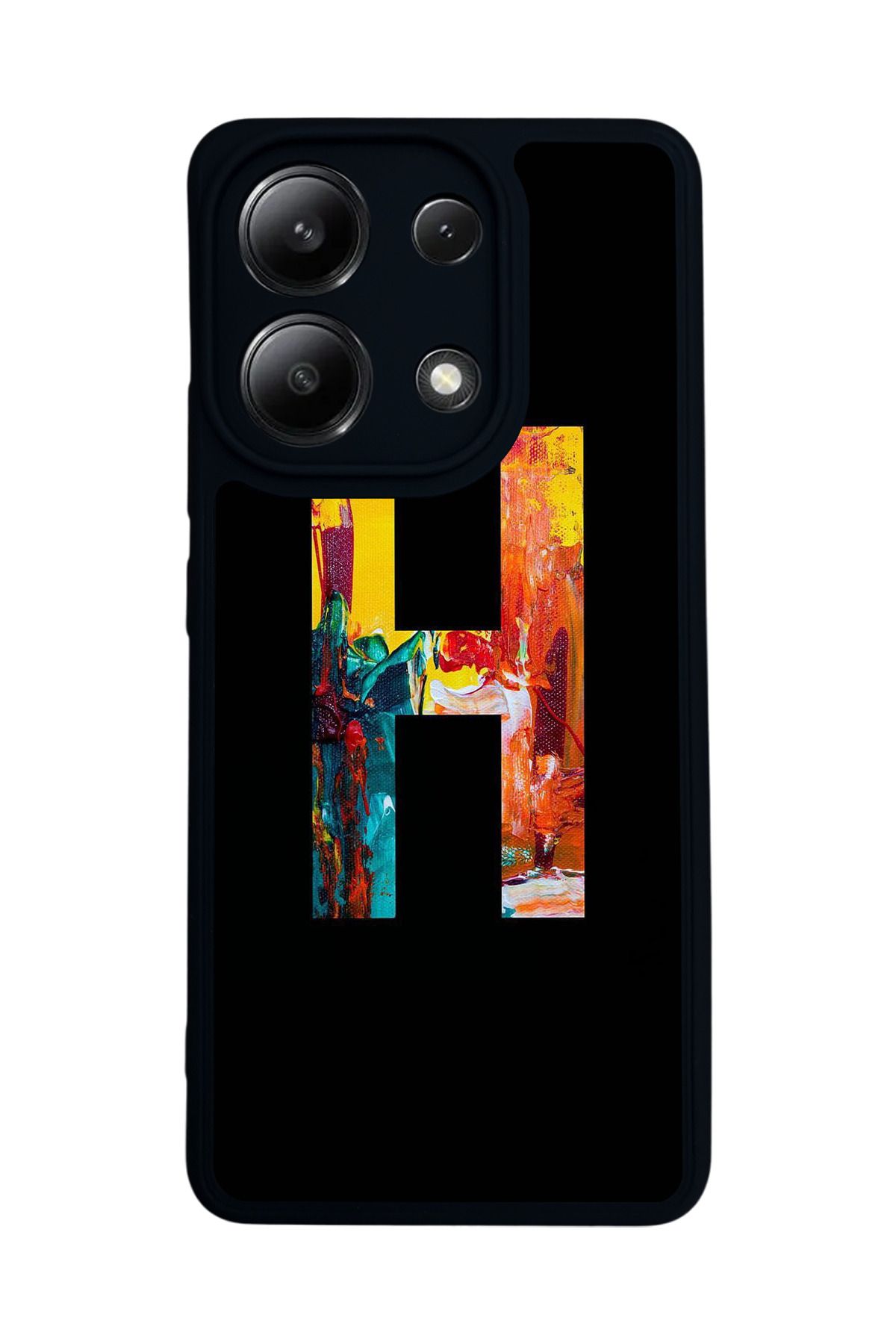 BGAKSESUAR Xiaomi Redmi Note 13 4G Uyumlu Mat Siyah Kılıf – Yumuşak Silikon, Koruyucu, Şok Emici Kapak