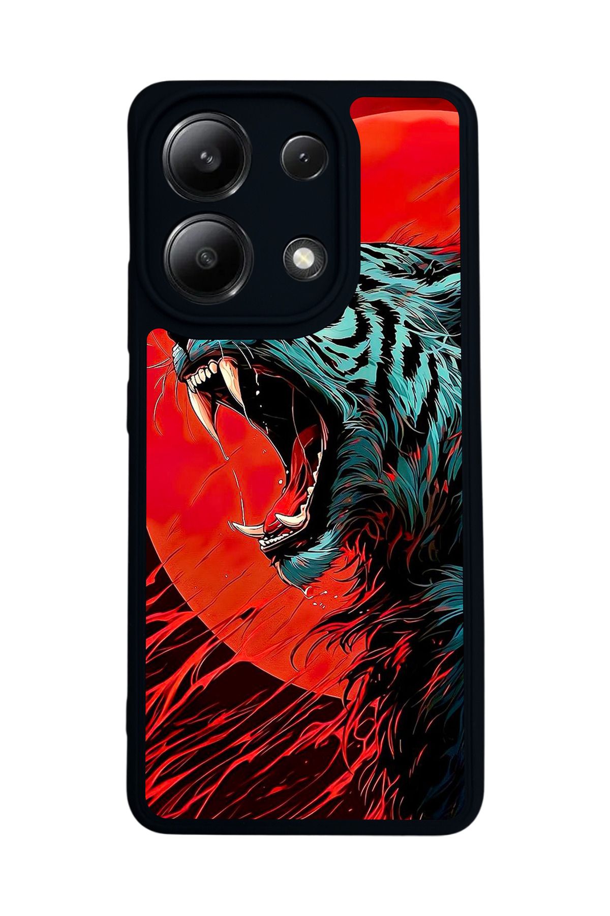 BGAKSESUAR Xiaomi Redmi Note 13 4G Uyumlu Mat Siyah Kılıf – Yumuşak Silikon, Koruyucu, Şok Emici Kapak
