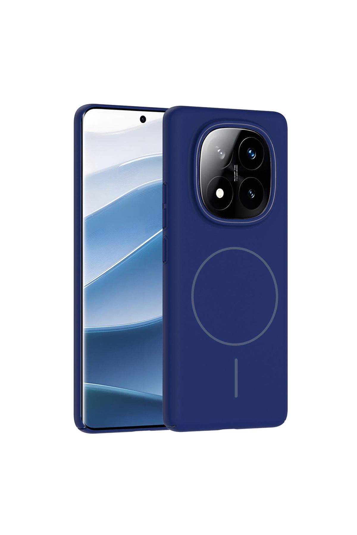 MMPSHOP Xiaomi Redmi Note 14 Pro Plus Uyumlu Magsafe Özellikli Pürüzsüz Yüzey Sert Pc Silikon Kılıf