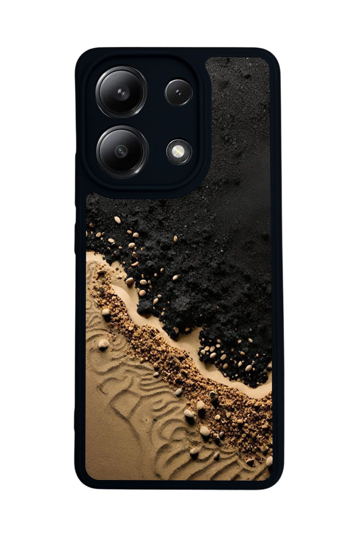 BGAKSESUAR Xiaomi Redmi Note 13 4G Uyumlu Mat Siyah Kılıf – Yumuşak Silikon, Koruyucu, Şok Emici Kapak
