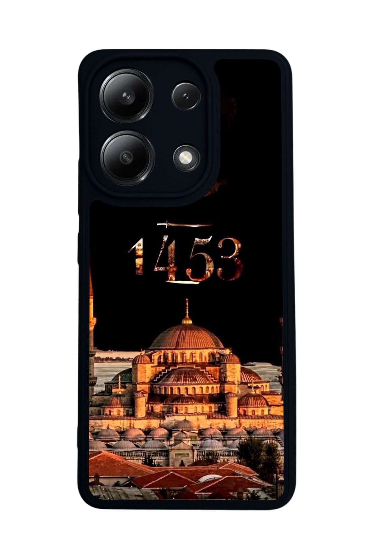 BGAKSESUAR Xiaomi Redmi Note 13 4G Uyumlu Mat Siyah Kılıf – Yumuşak Silikon, Koruyucu, Şok Emici Kapak