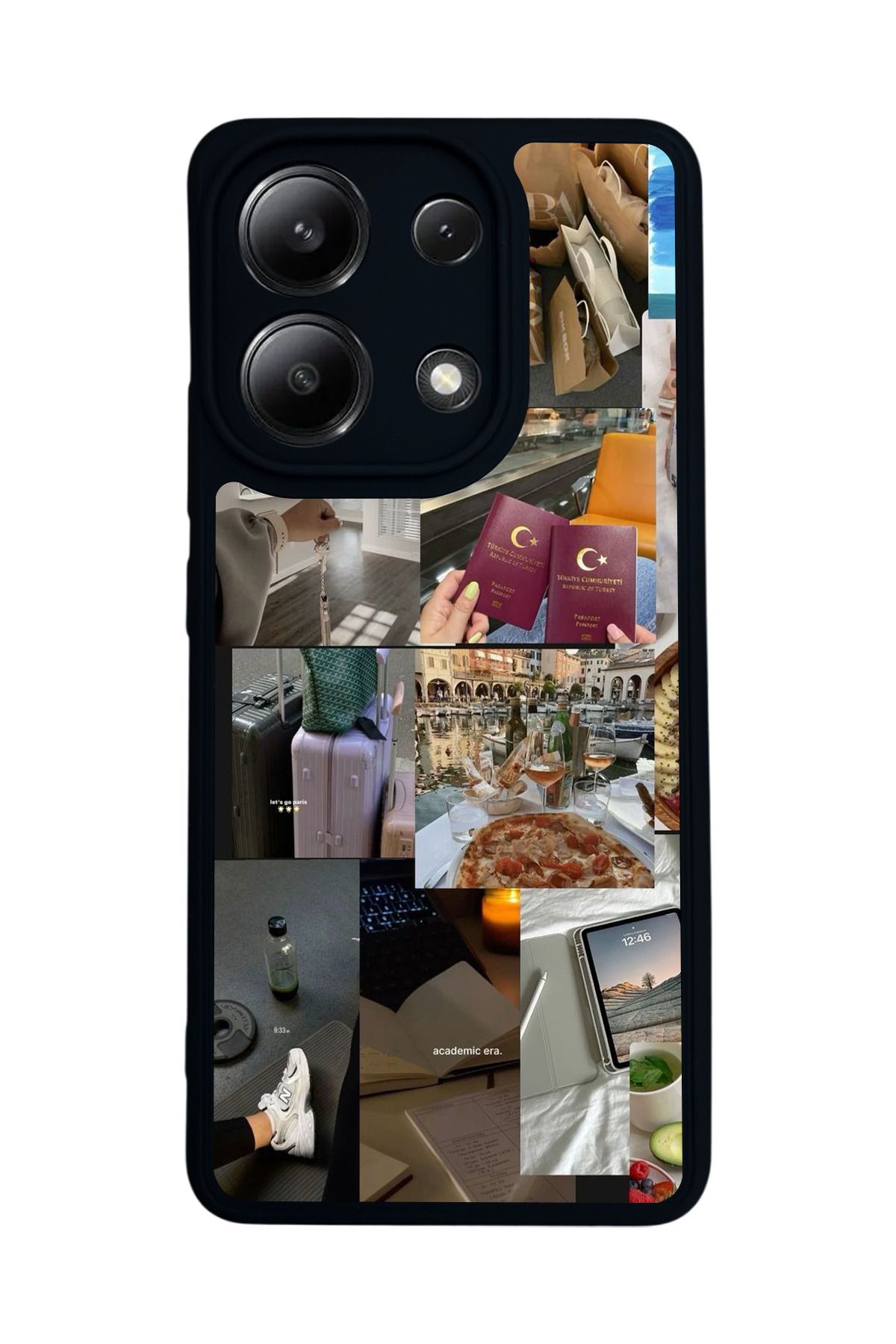BGAKSESUAR Xiaomi Redmi Note 13 4G Uyumlu Mat Siyah Kılıf – Yumuşak Silikon, Koruyucu, Şok Emici Kapak