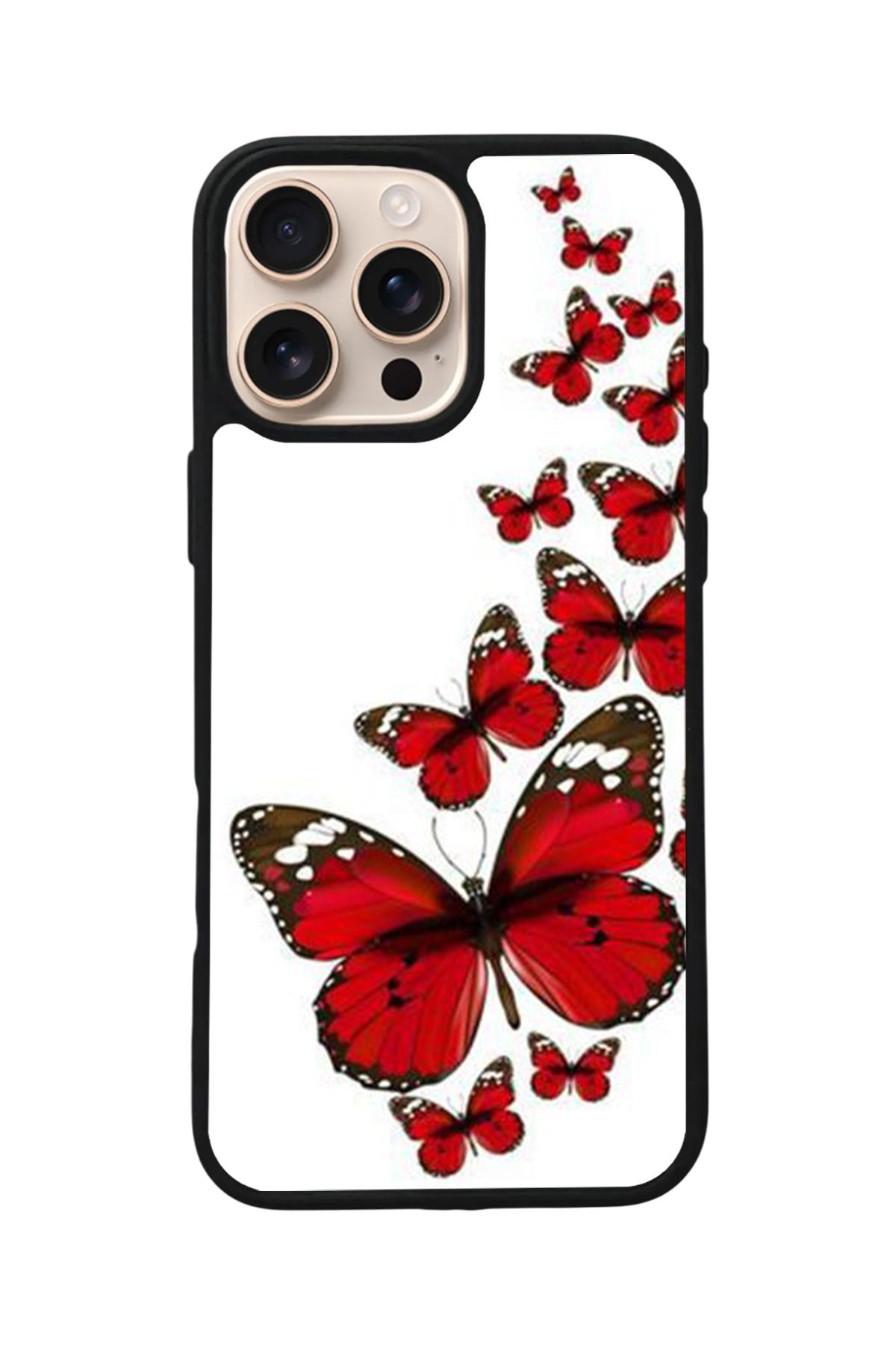 Aksel Kılıf Apple iPhone 15 Pro Uyumlu Baskılı,Mat Siyah,Yumuşak Silikon,Koruyucu,Şok Emici Kapak,Kılıf