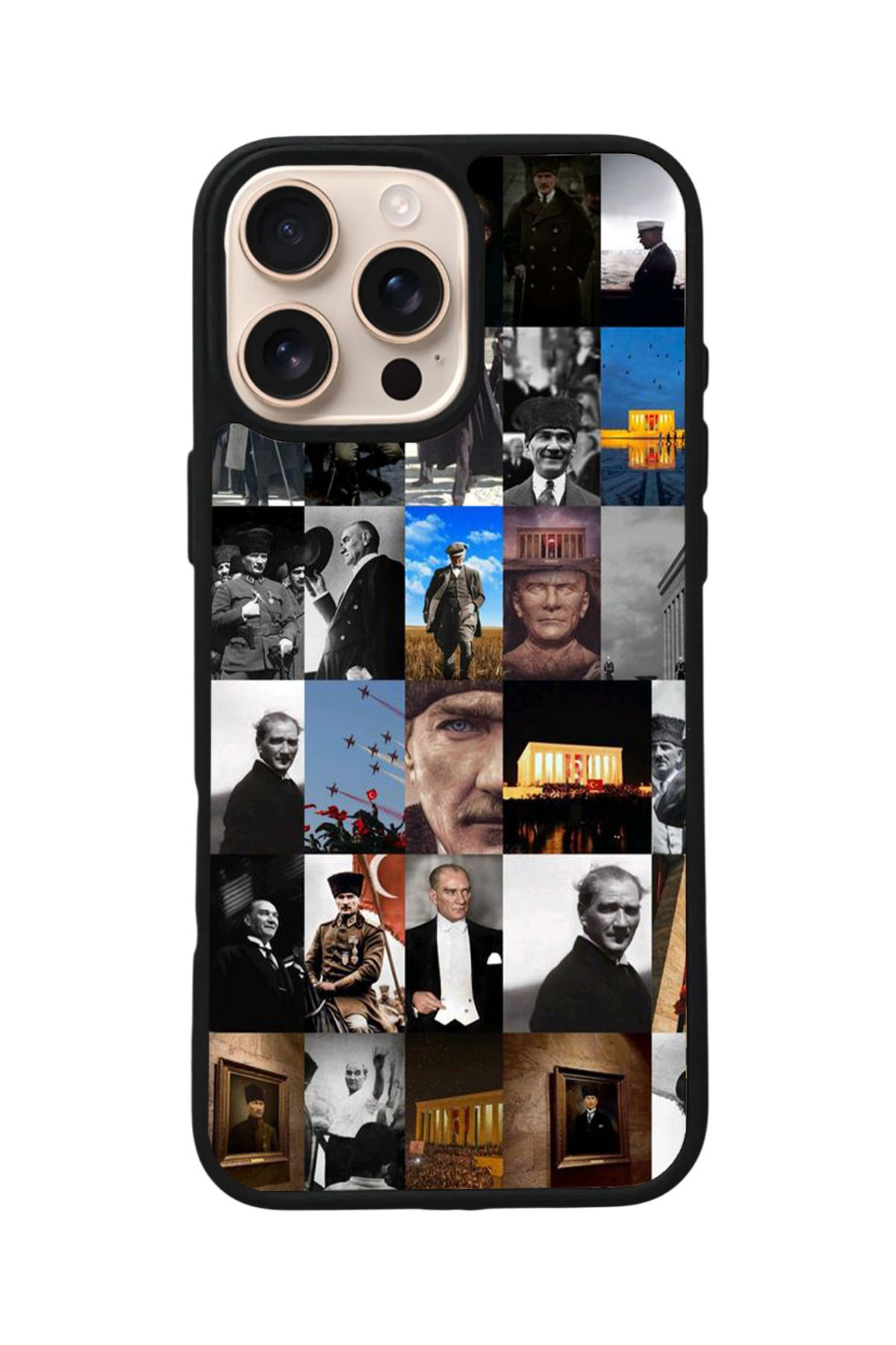 Aksel Kılıf Apple iPhone 14 Pro Uyumlu Baskılı,Mat Siyah,Yumuşak Silikon,Koruyucu,Şok Emici Kapak,Kılıf