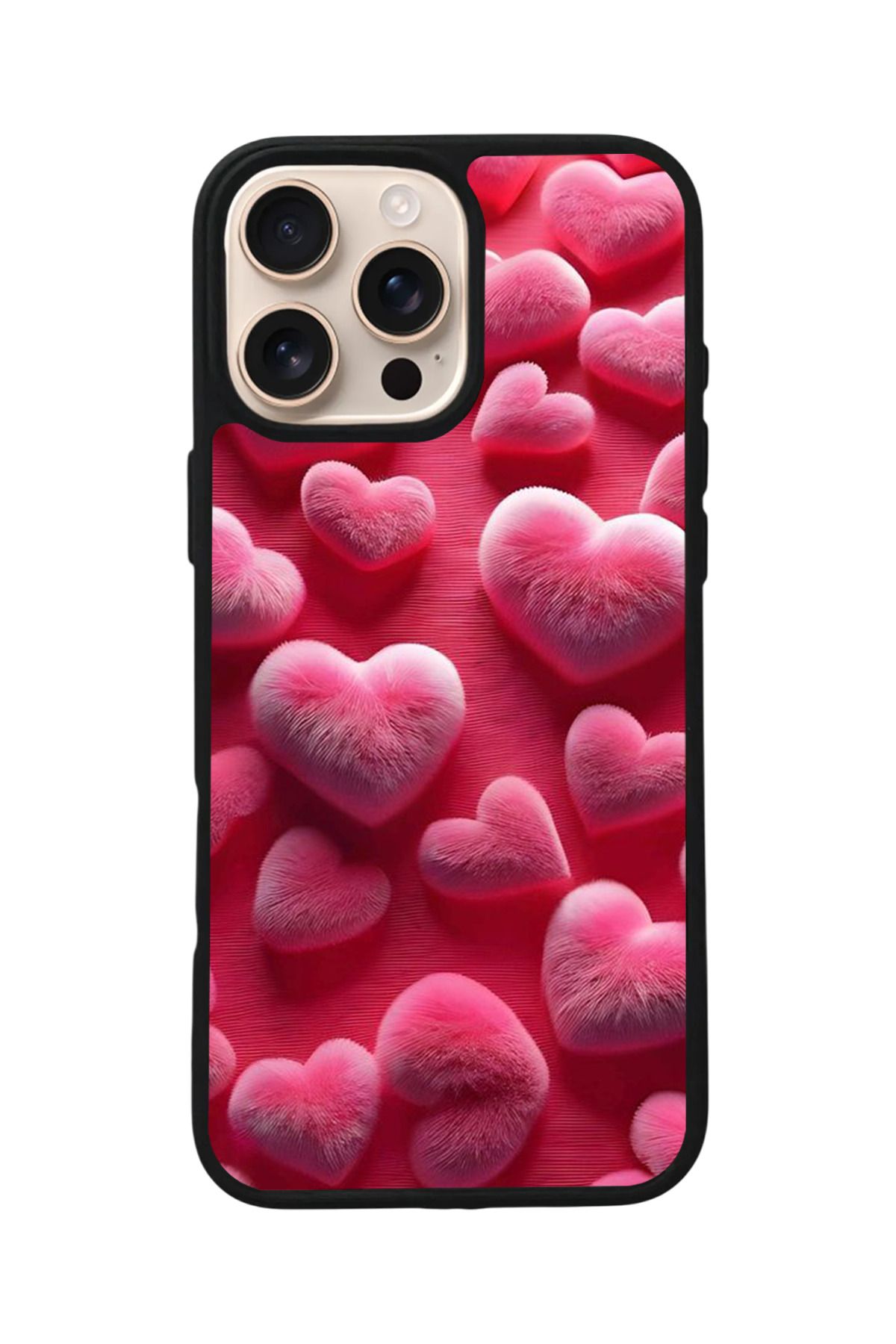 Aksel Kılıf Apple iPhone 15 Pro Max Uyumlu Baskılı,Mat Siyah,Yumuşak Silikon,Koruyucu,Şok Emici Kapak,Kılıf