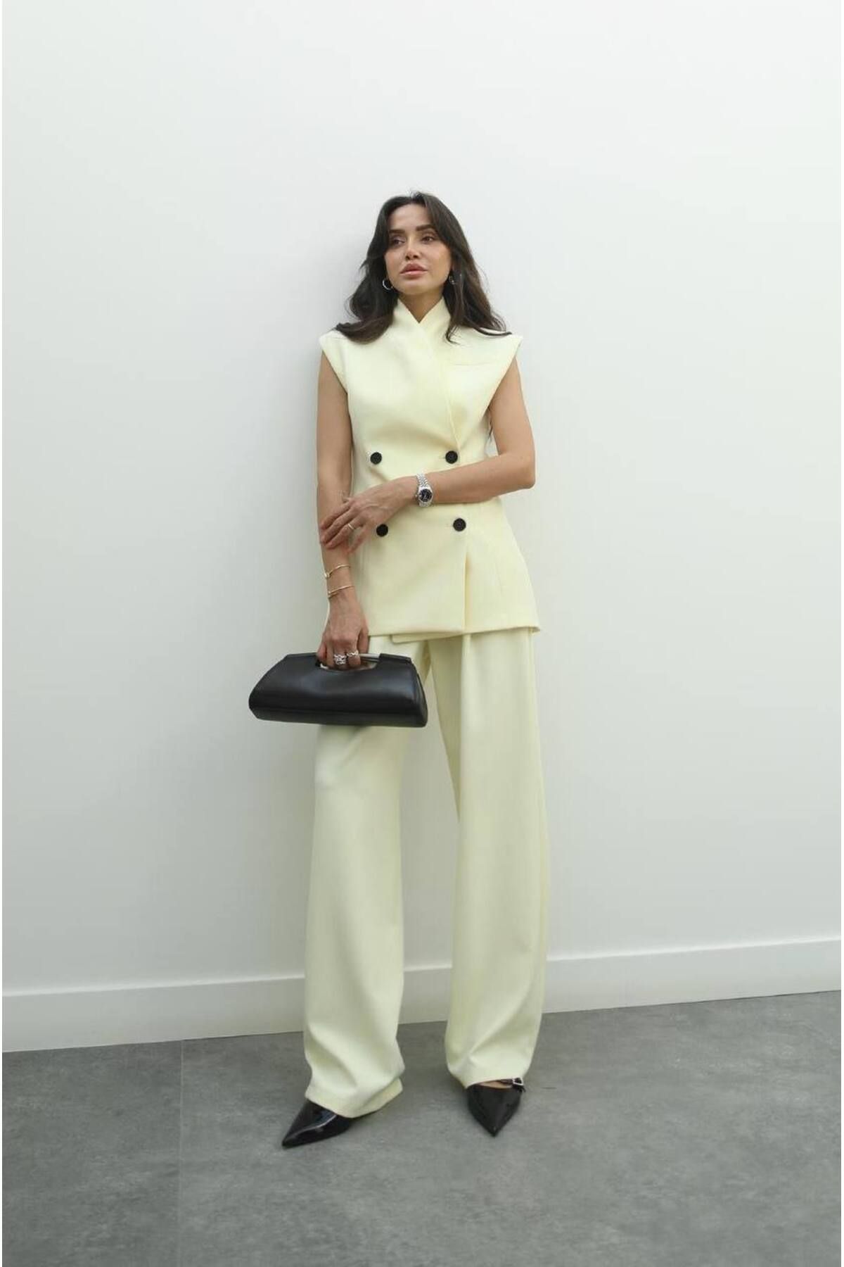 Hotfashion CECİLİA YELEK PANTOLON TAKIM