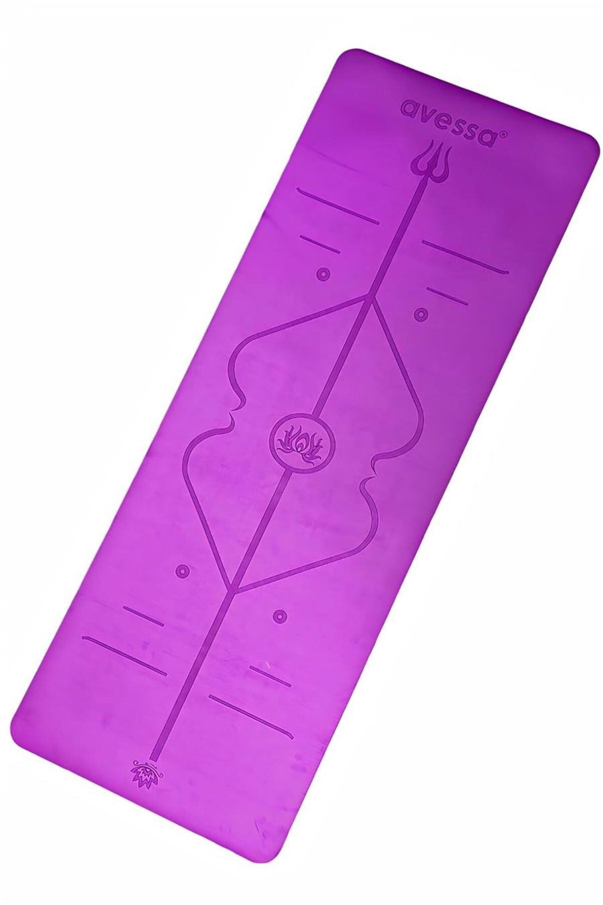 alsepeteavm AVESSA RYM-PURPLE KAUÇUK YOGAMAT LİLA RENK 183*68*0,5 CM