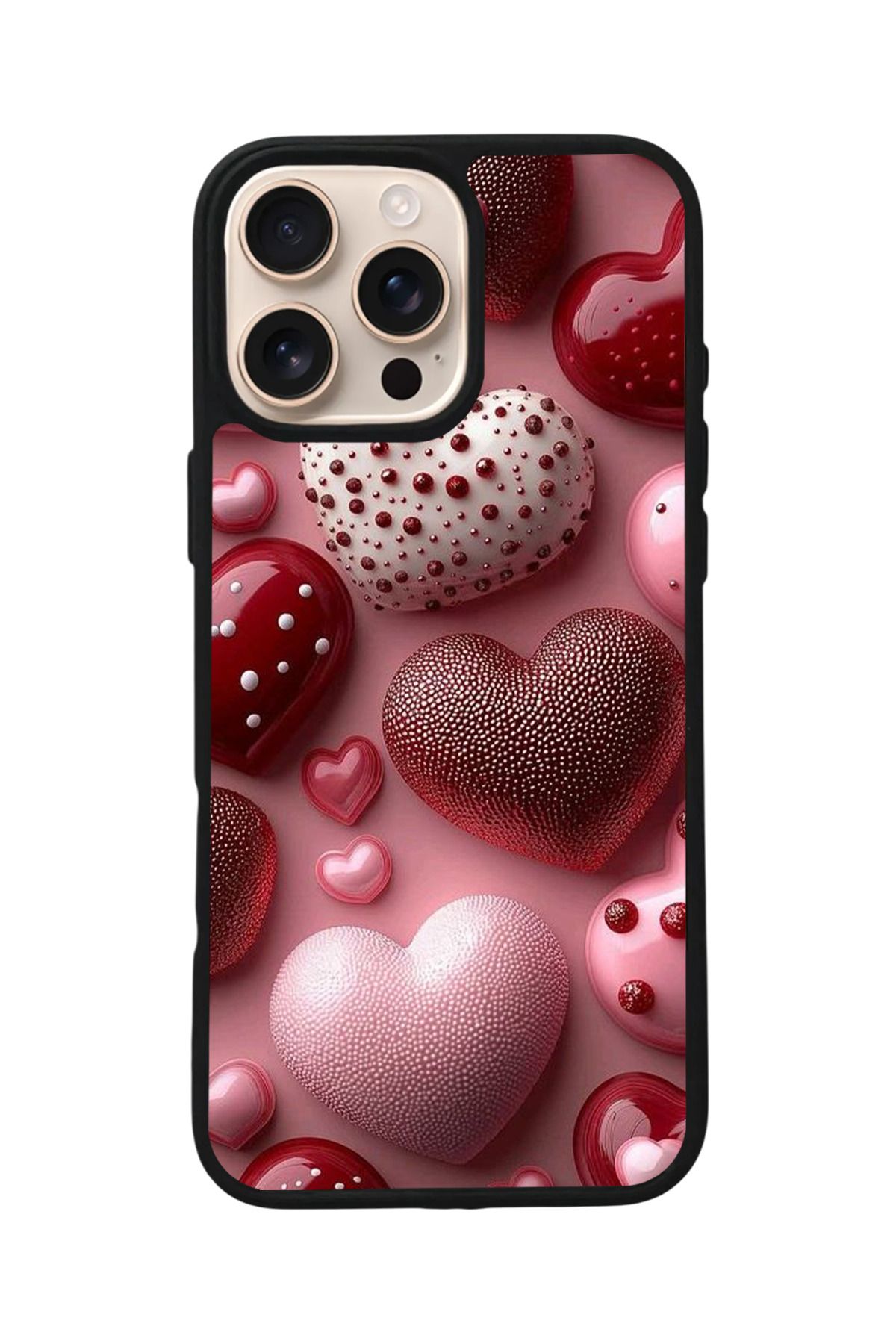 Aksel Kılıf Apple iPhone 15 Pro Max Uyumlu Baskılı,Mat Siyah,Yumuşak Silikon,Koruyucu,Şok Emici Kapak,Kılıf