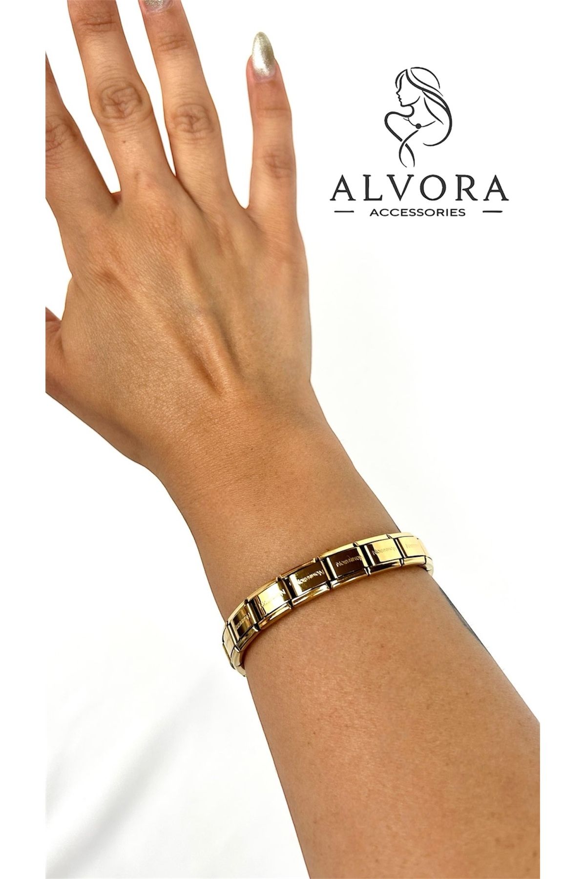 Alvora Accessories Nomination Paslanmaz Çelik Link / Modüler Bileklik