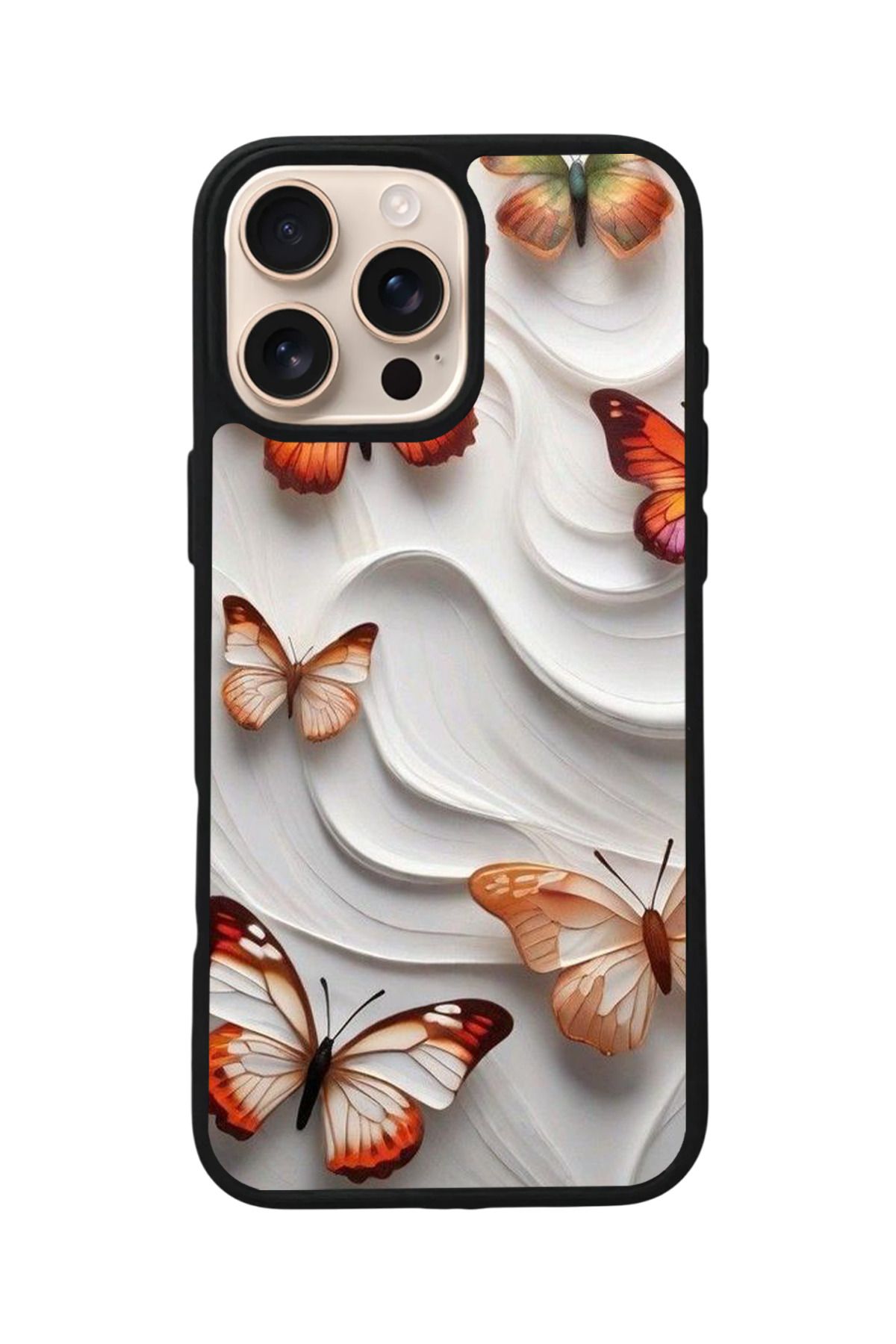 Aksel Kılıf Apple iPhone 15 Pro Max Uyumlu Baskılı,Mat Siyah,Yumuşak Silikon,Koruyucu,Şok Emici Kapak,Kılıf