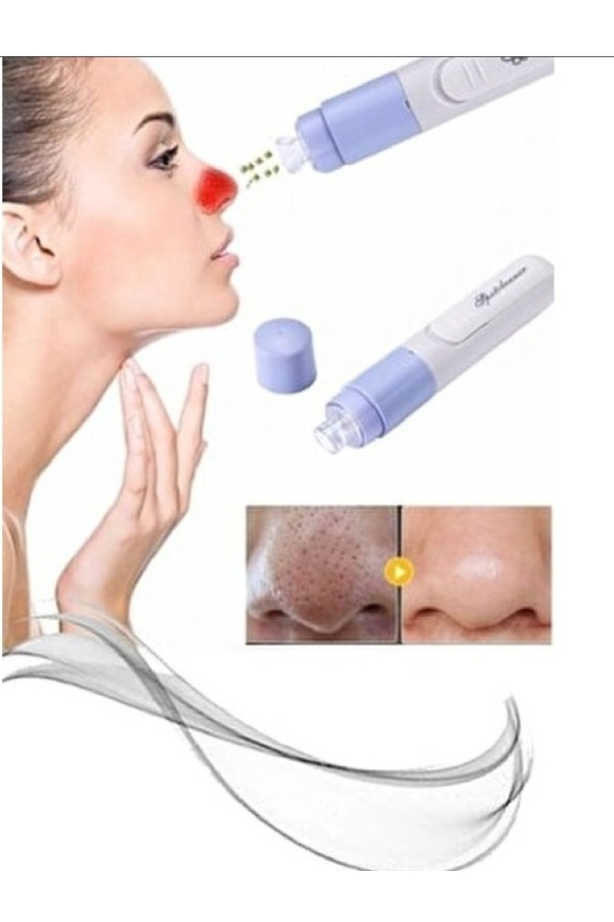 (İKİ Adet) Pore Cleaner Vakumlu Yüz Temizleme Siyah Nokta Temizleme Cihazı — KKCY280520251