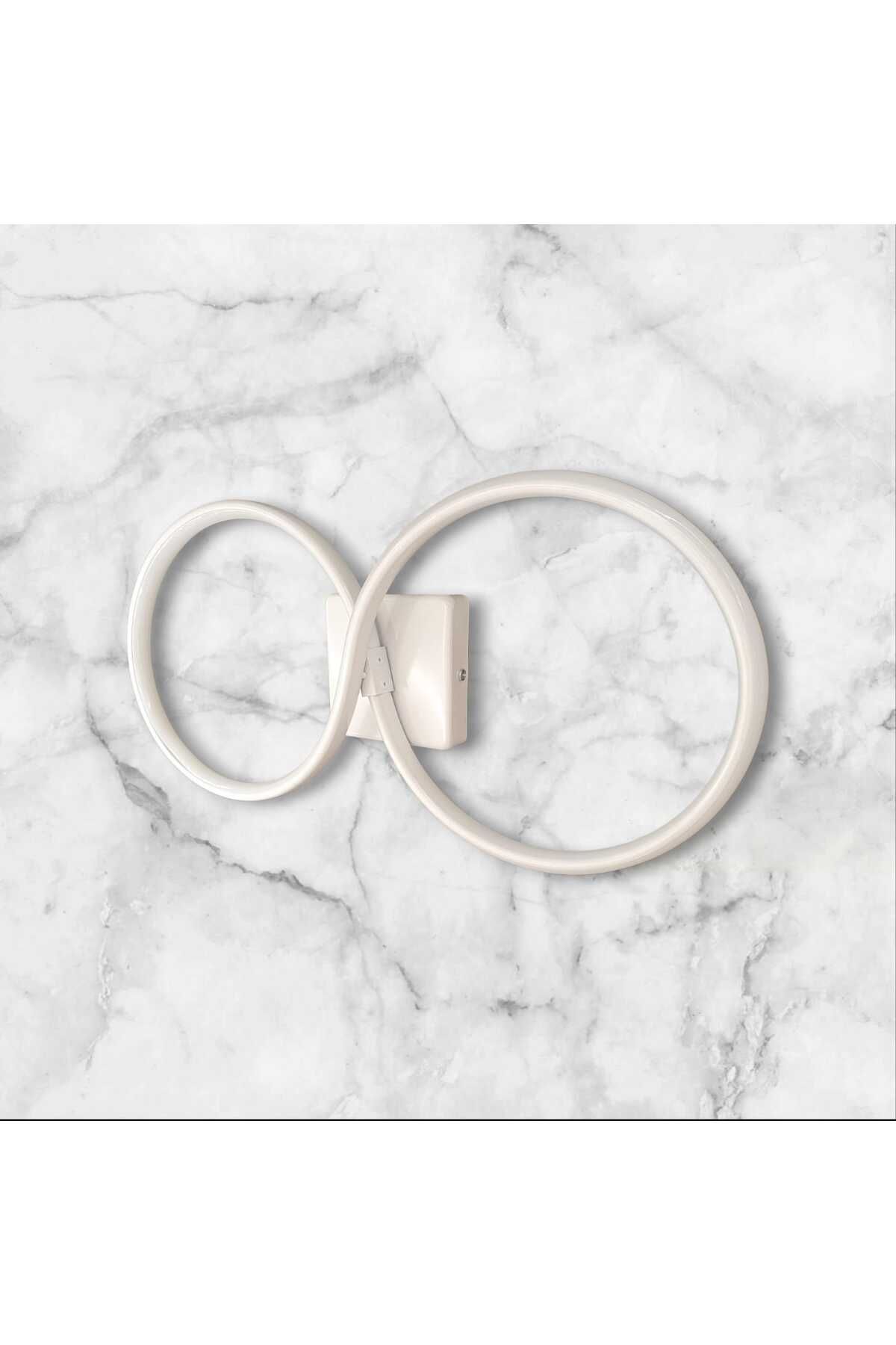 ömka design Beyaz Infinity Modern Günışığı Led aplik