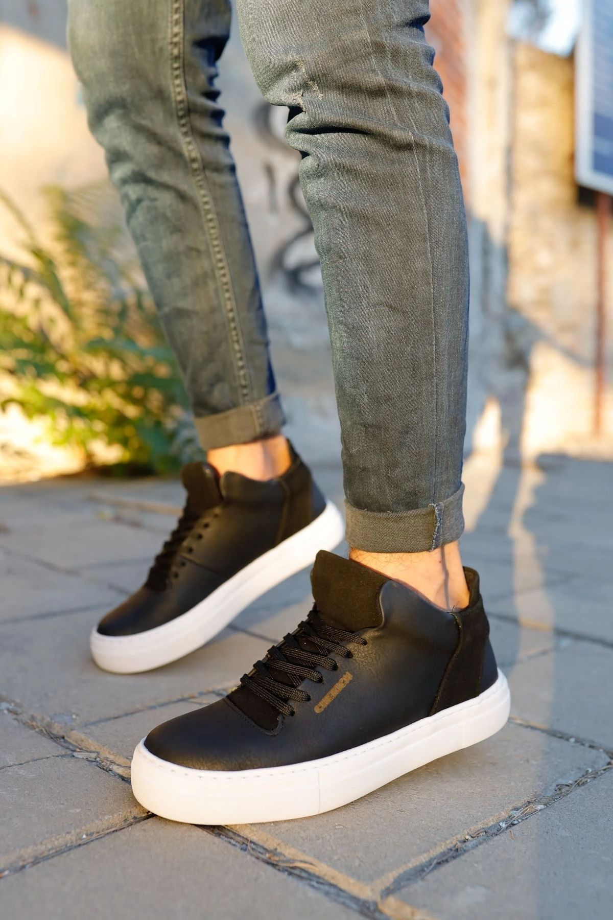 OurStyles CH004 CBT Hıde Erkek Ayakkabı SIYAH