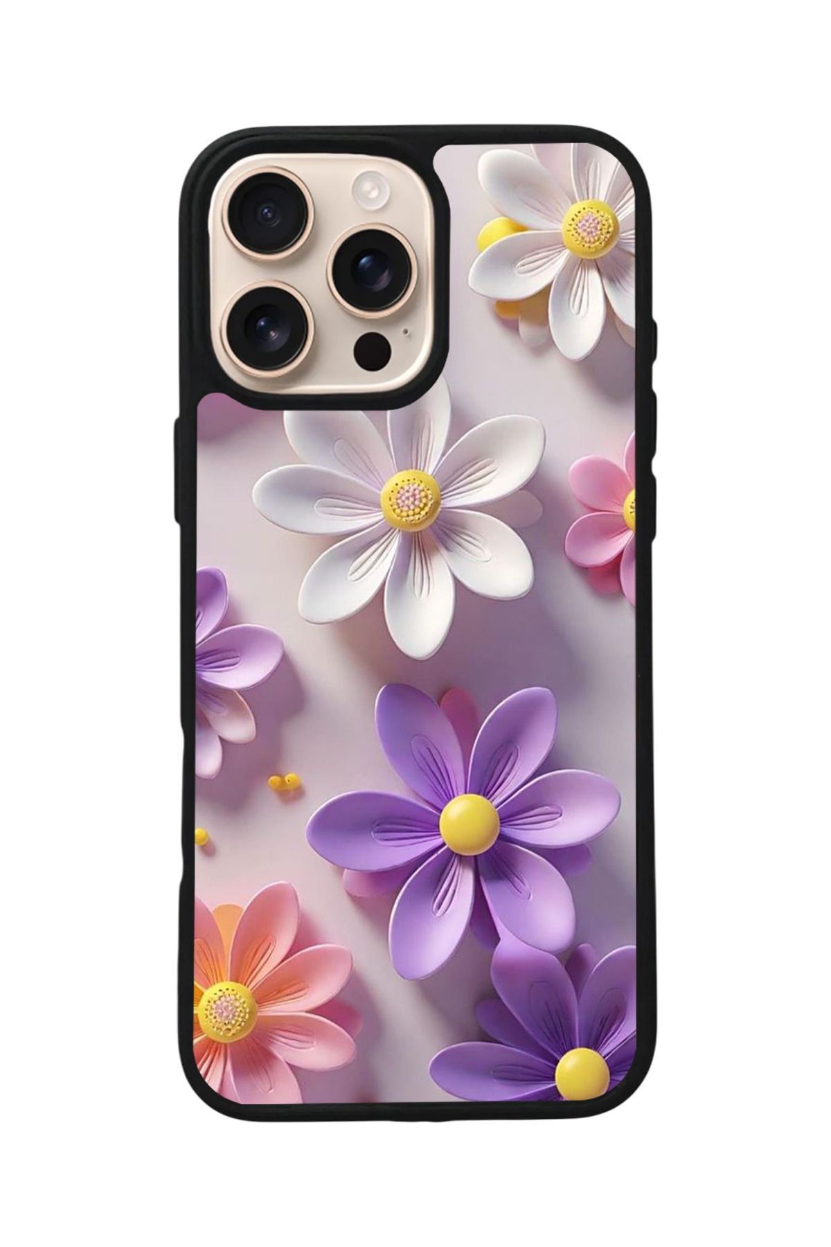 Aksel Kılıf Apple iPhone 15 Pro Uyumlu Baskılı,Mat Siyah,Yumuşak Silikon,Koruyucu,Şok Emici Kapak,Kılıf