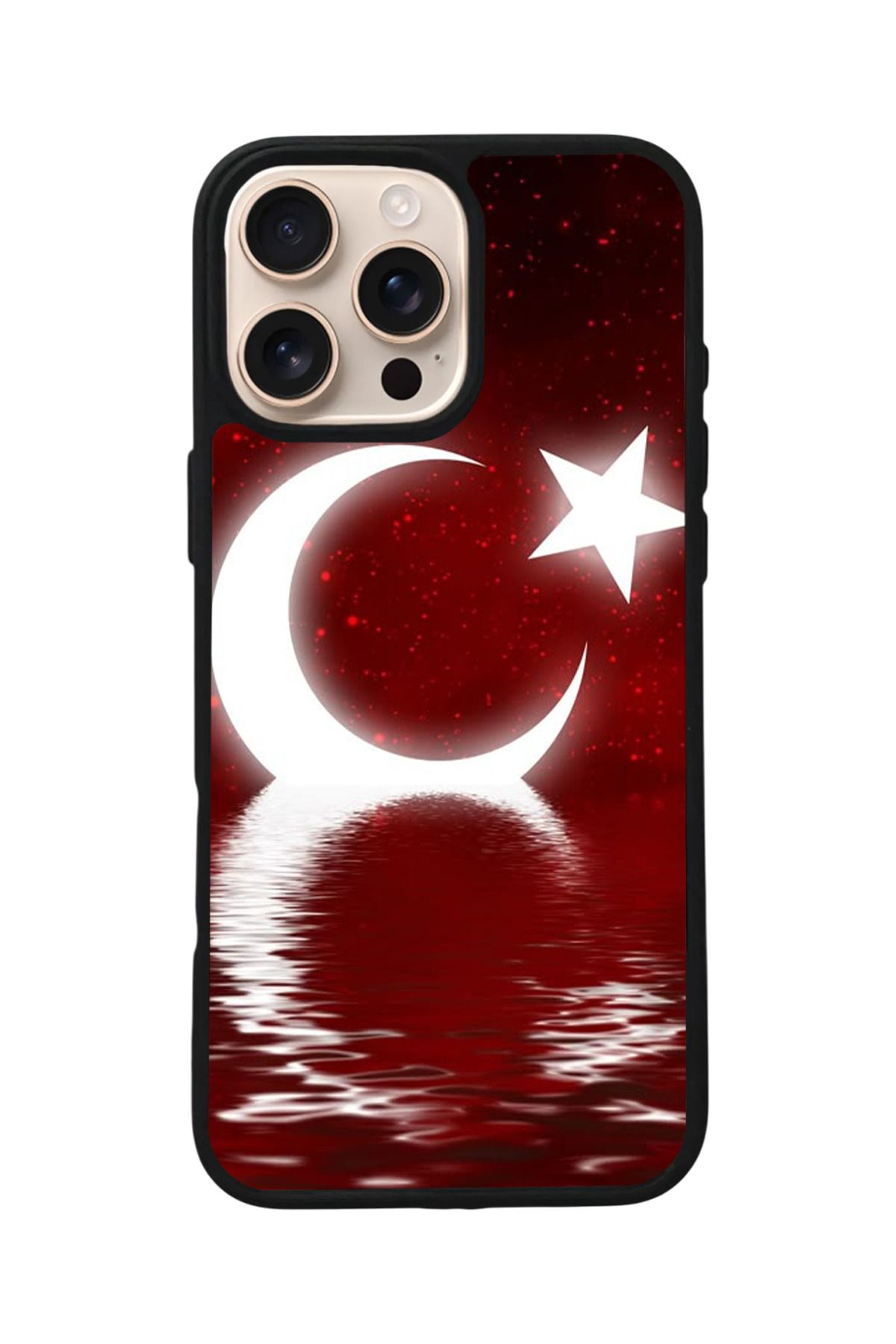 Aksel Kılıf Apple iPhone 16 Pro Max Uyumlu Baskılı,Mat Siyah,Yumuşak Silikon,Koruyucu,Şok Emici Kapak,Kılıf