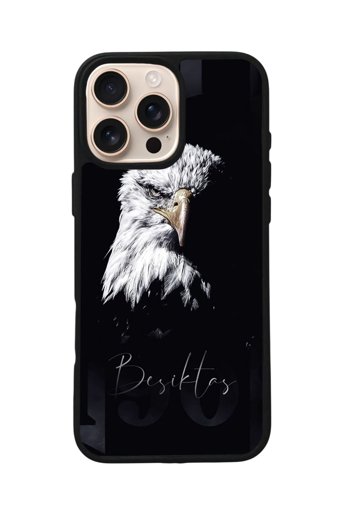 Aksel Kılıf Apple iPhone 14 Pro Uyumlu Baskılı,Mat Siyah,Yumuşak Silikon,Koruyucu,Şok Emici Kapak,Kılıf