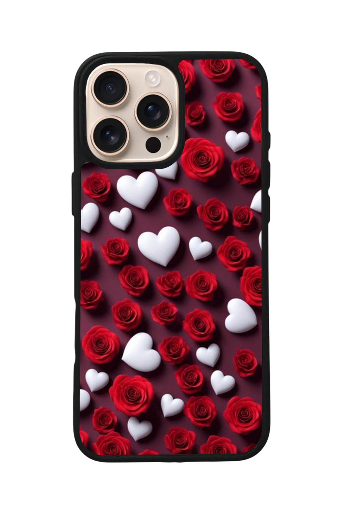 Aksel Kılıf Apple iPhone 14 Pro Uyumlu Baskılı,Mat Siyah,Yumuşak Silikon,Koruyucu,Şok Emici Kapak,Kılıf