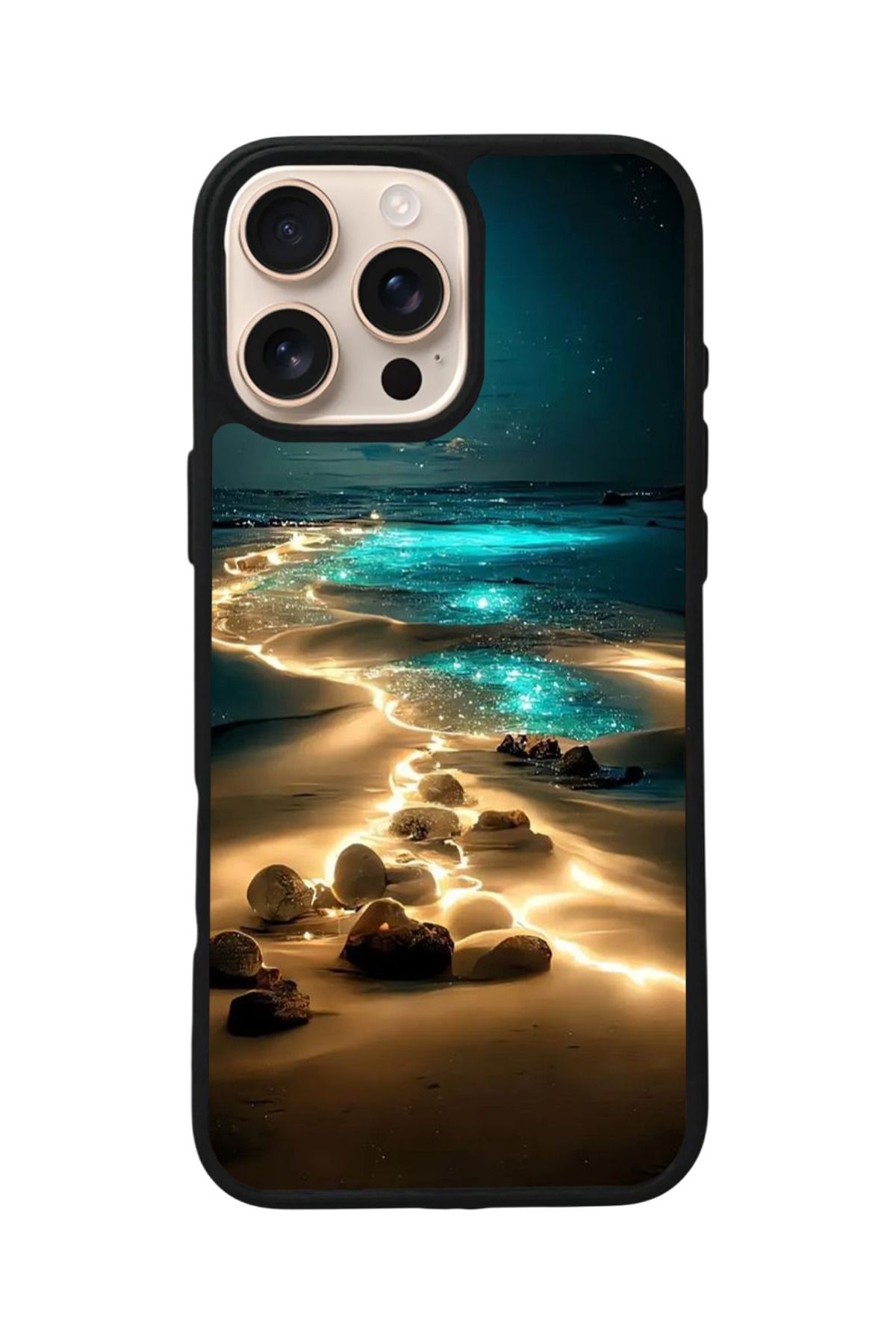 Aksel Kılıf Apple iPhone 15 Pro Uyumlu Baskılı,Mat Siyah,Yumuşak Silikon,Koruyucu,Şok Emici Kapak,Kılıf