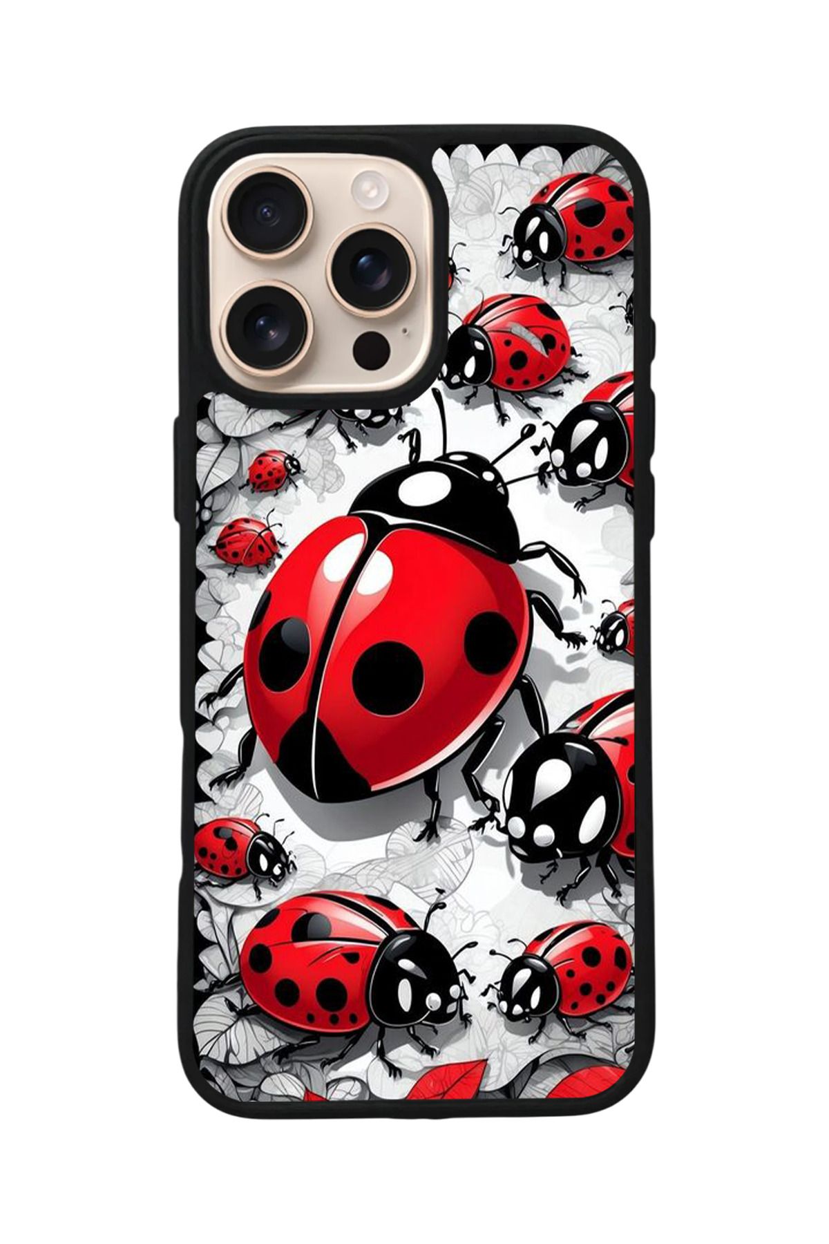 Aksel Kılıf Apple iPhone 14 Pro Uyumlu Baskılı,Mat Siyah,Yumuşak Silikon,Koruyucu,Şok Emici Kapak,Kılıf