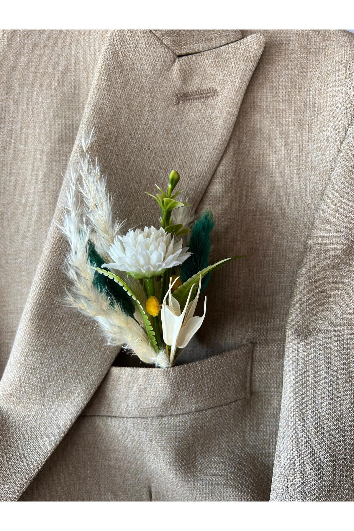 jujü Damat cep çiçeği, Sağdıç cep çiçeği, damat yaka çiçeği