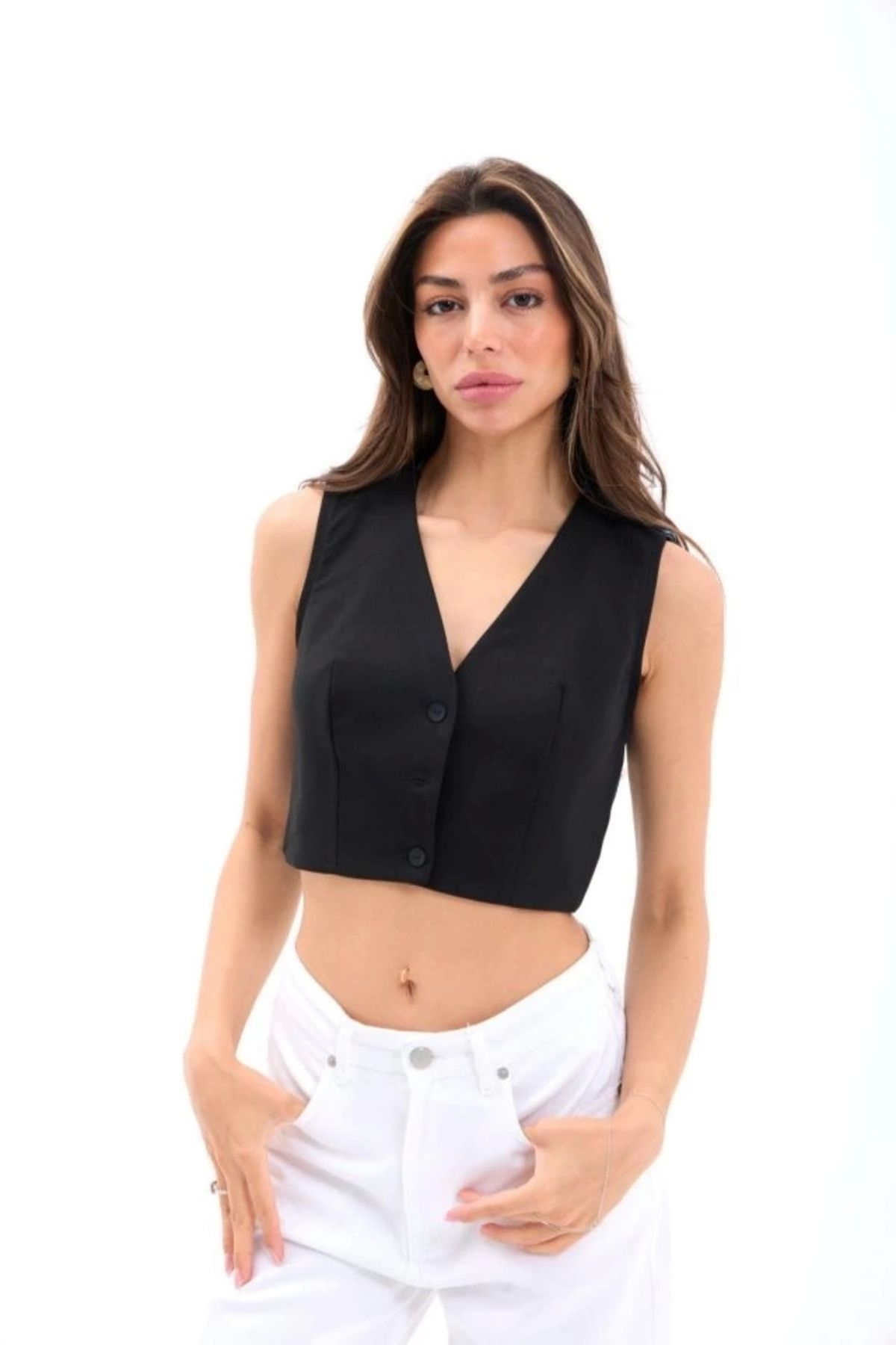 nedo7 7159 YELEK-SİYAH