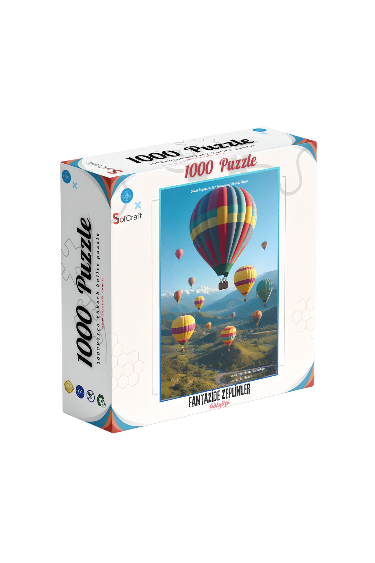 Soi Craft 1000 Parça Puzzle Fantastik Zeplinler
