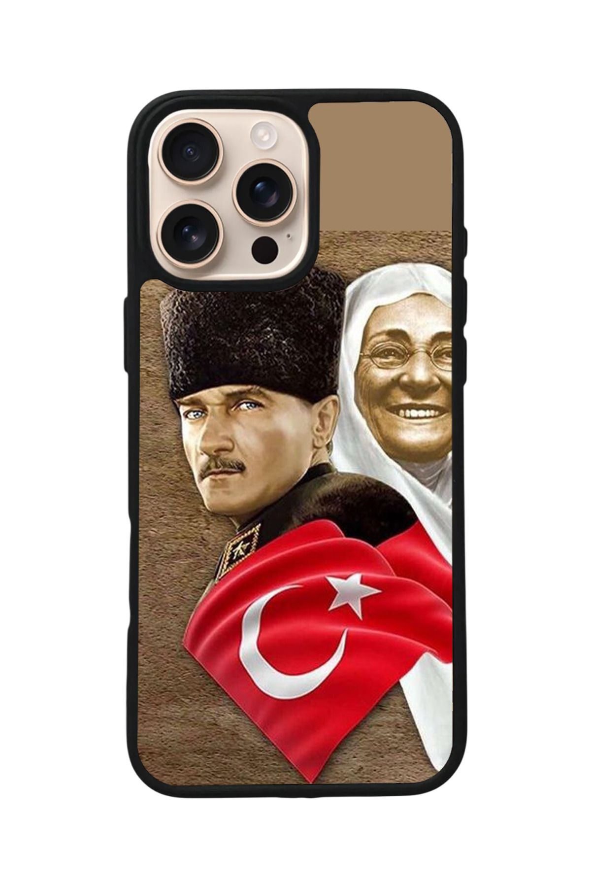 Aksel Kılıf Apple iPhone 15 Pro Max Uyumlu Baskılı,Mat Siyah,Yumuşak Silikon,Koruyucu,Şok Emici Kapak,Kılıf