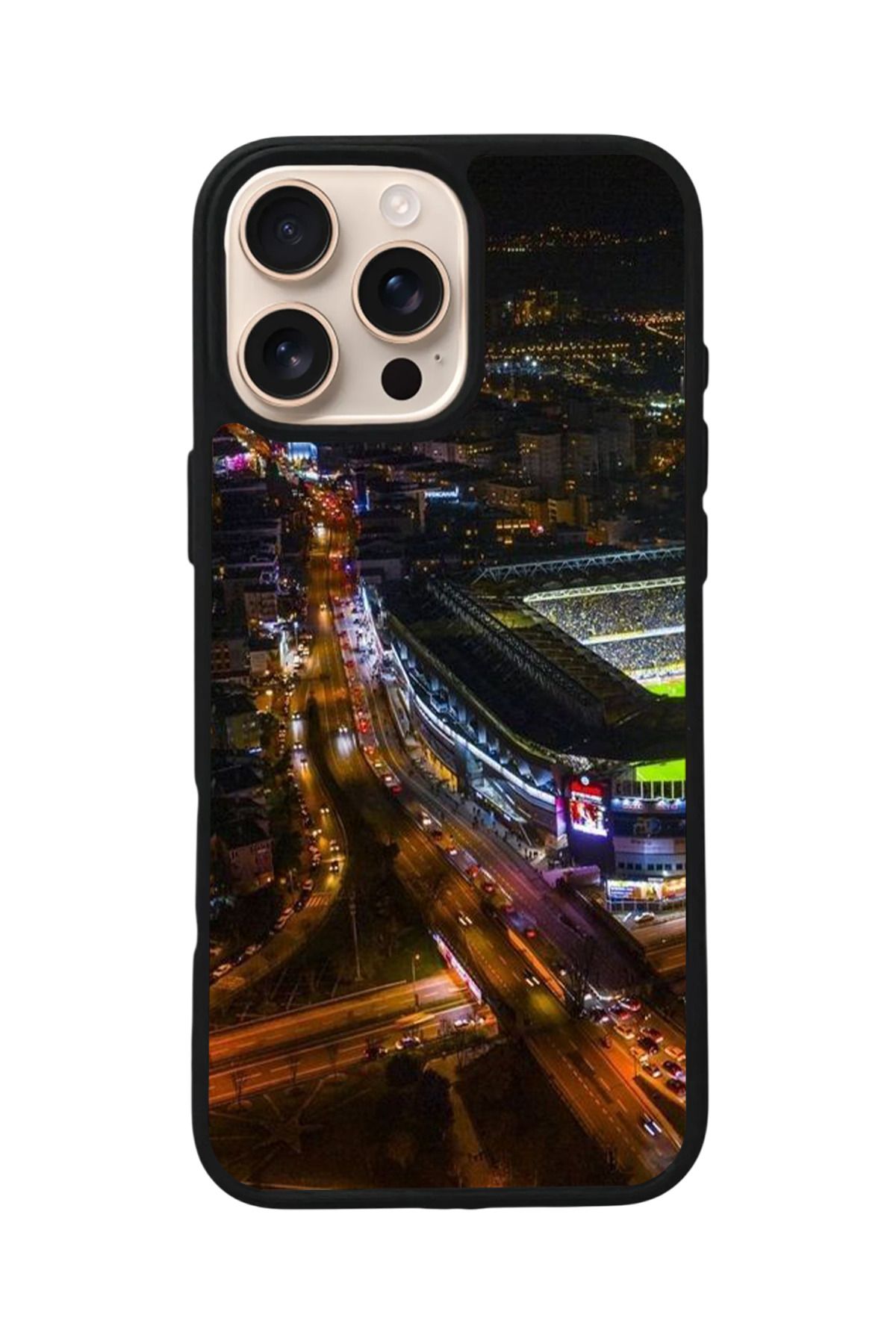 Aksel Kılıf Apple iPhone 14 Pro Uyumlu Baskılı,Mat Siyah,Yumuşak Silikon,Koruyucu,Şok Emici Kapak,Kılıf